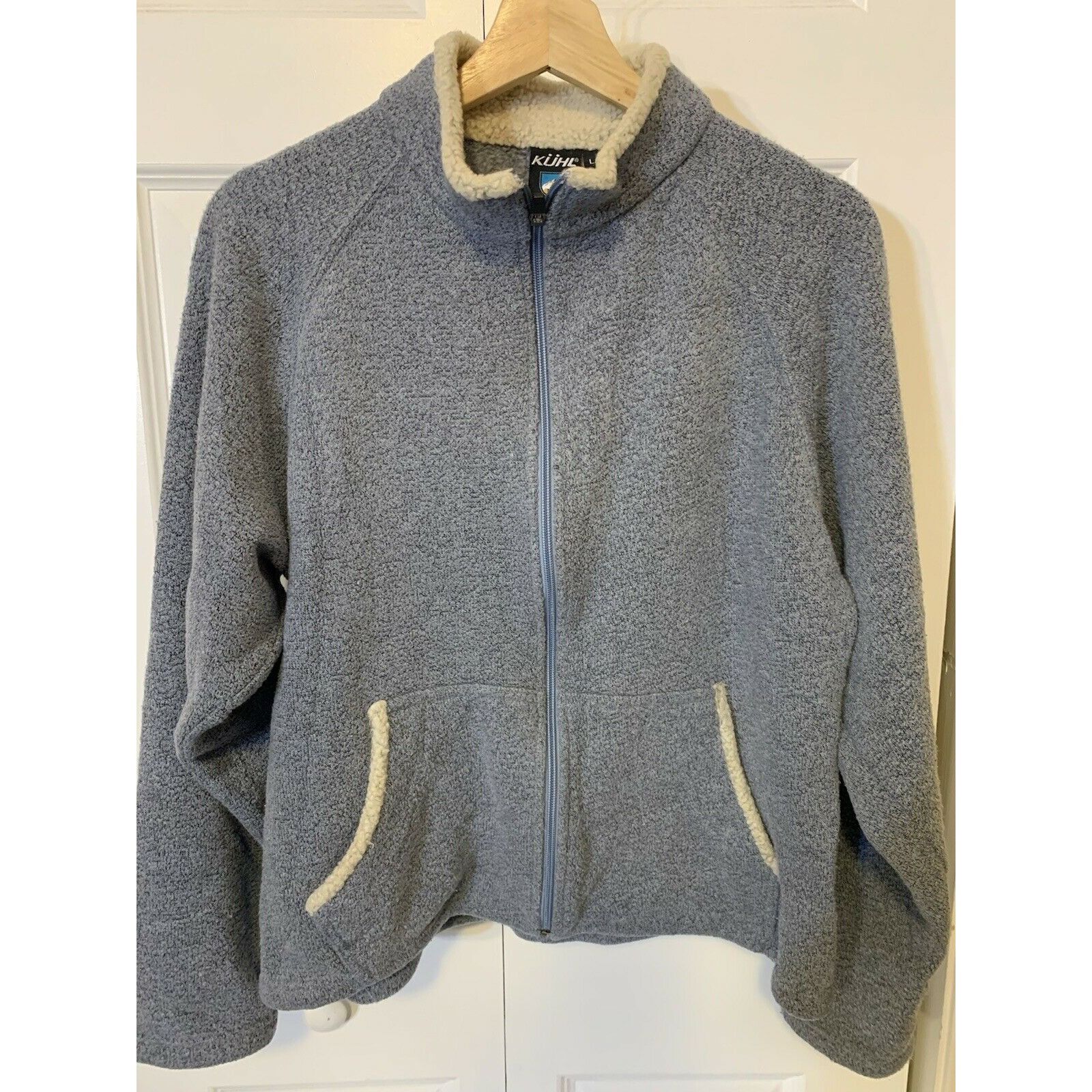 Kuhl KUHL Jacket Women's Size L Fleece Full Zip Jacket Gray Size L / US 10 / IT 46 - 3 Thumbnail