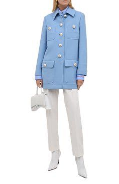 Dolce & Gabbana o1y0825 Coat in Sky Blue Size S / US 4 / IT 40 - 5 Thumbnail
