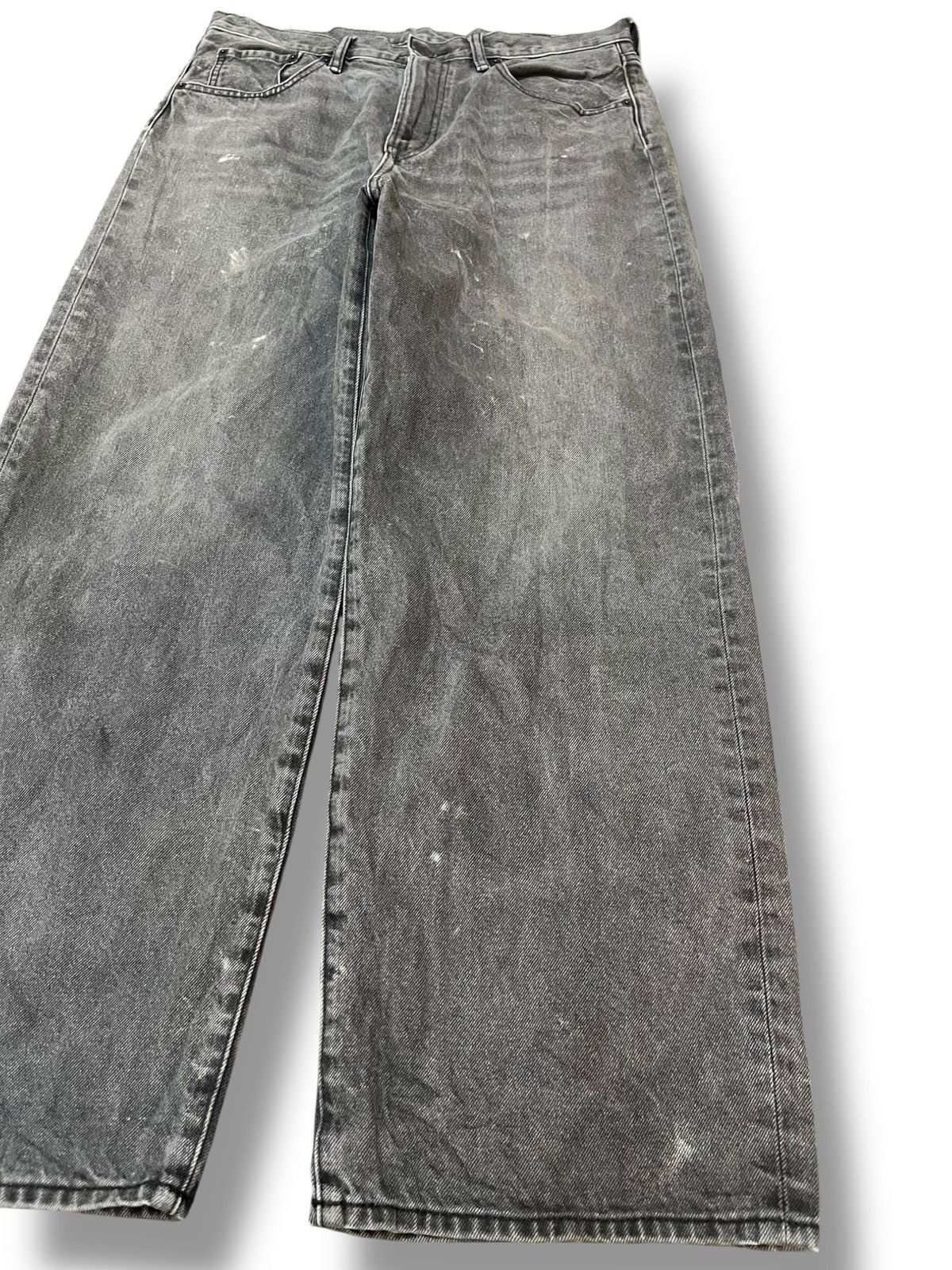 GU × JNCO × Southpole Vintage GU Baggy Wide Leg Denim Size US 33 - 4 Thumbnail