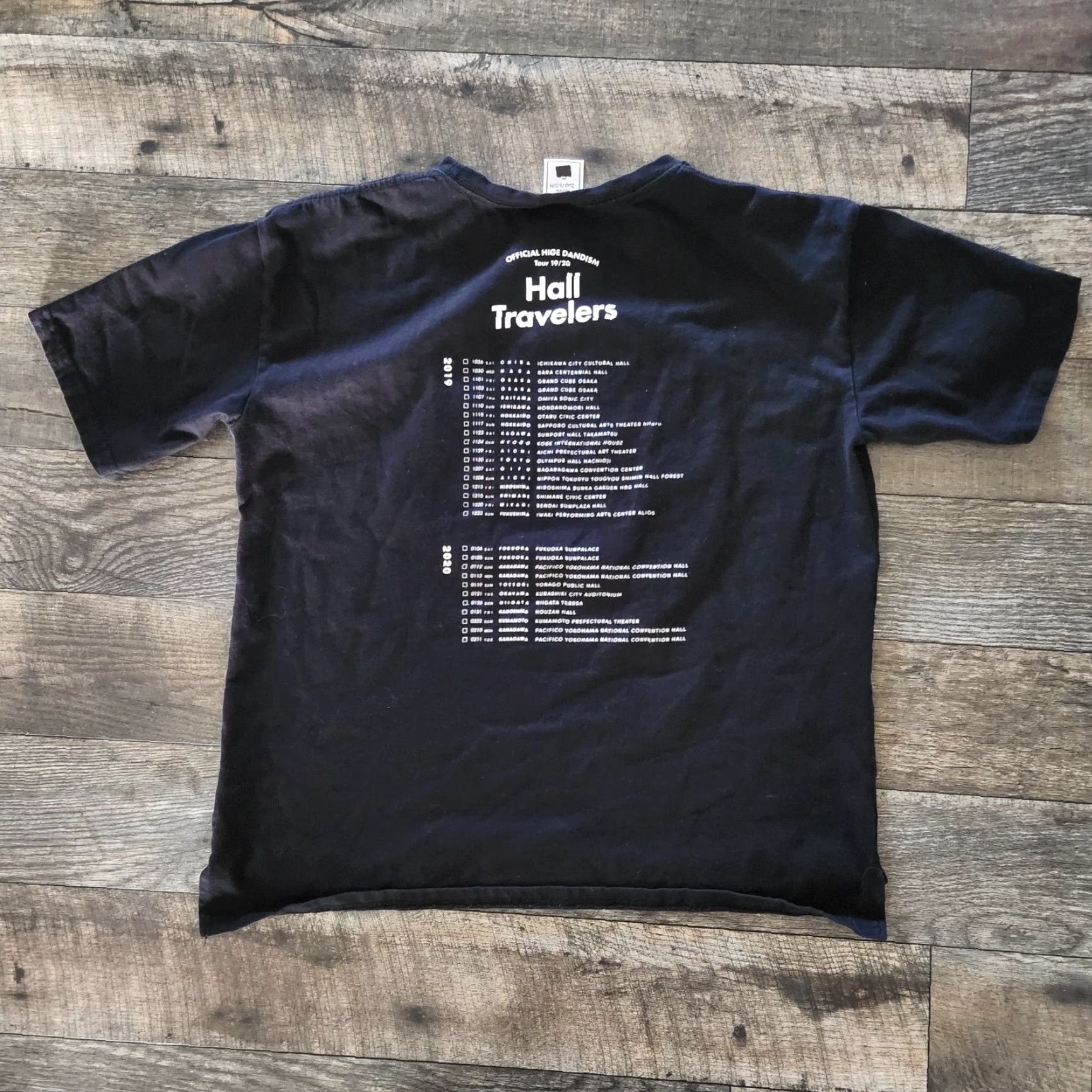 Doublet Hige Dandism Official Live T Shirt Large Black Double Sided Tour Shirt MEN Black Music Anime 2000s Tour Size US L / EU 52-54 / 3 - 3 Thumbnail