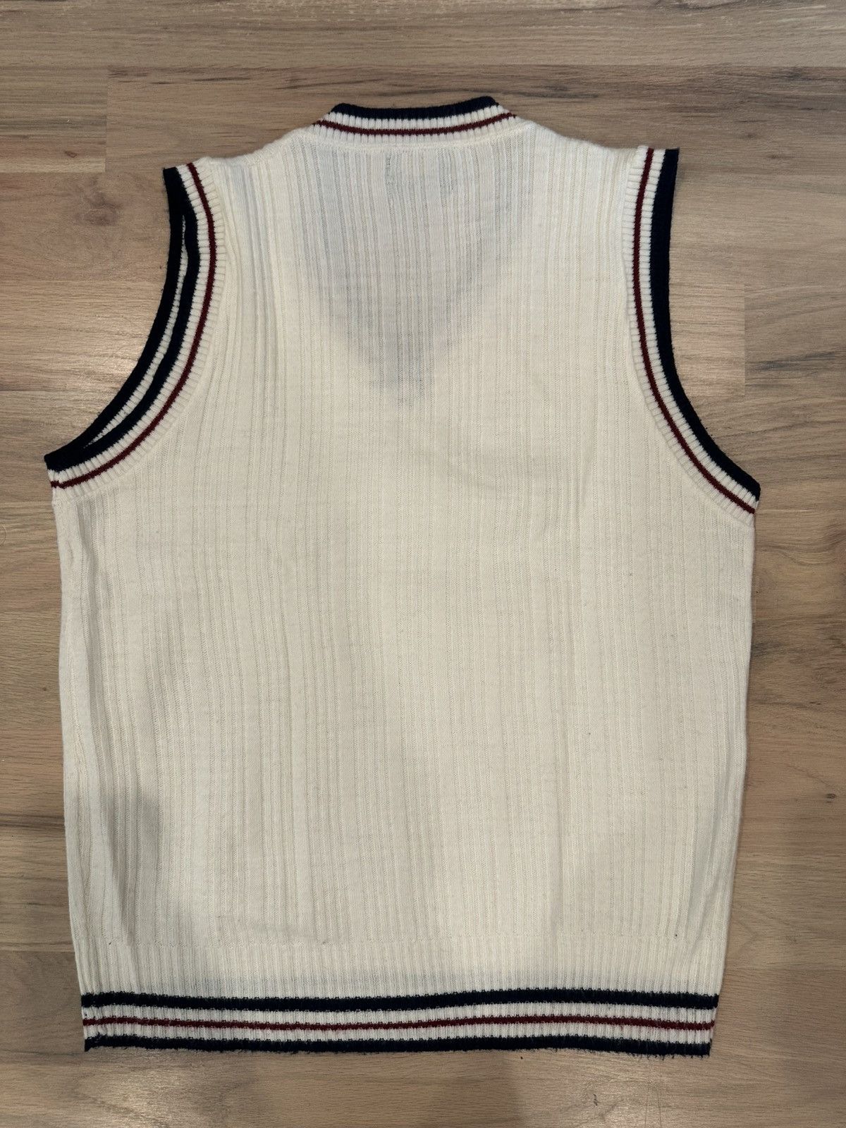Towncraft Vintage 1970s Towncraft JC Penney White Sweater Vest Large Size US L / EU 52-54 / 3 - 5 Thumbnail