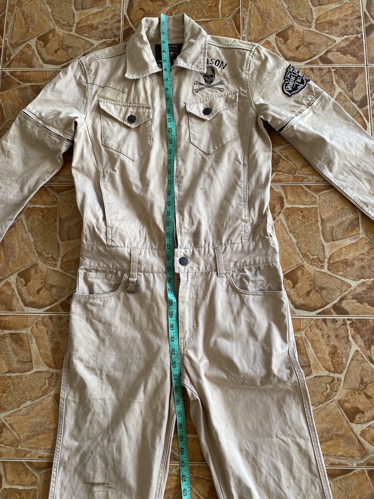 Vanson Leathers × Vintage Vintage Overalls Vanson Leathers Size US 36 / EU 52 - 20 Thumbnail