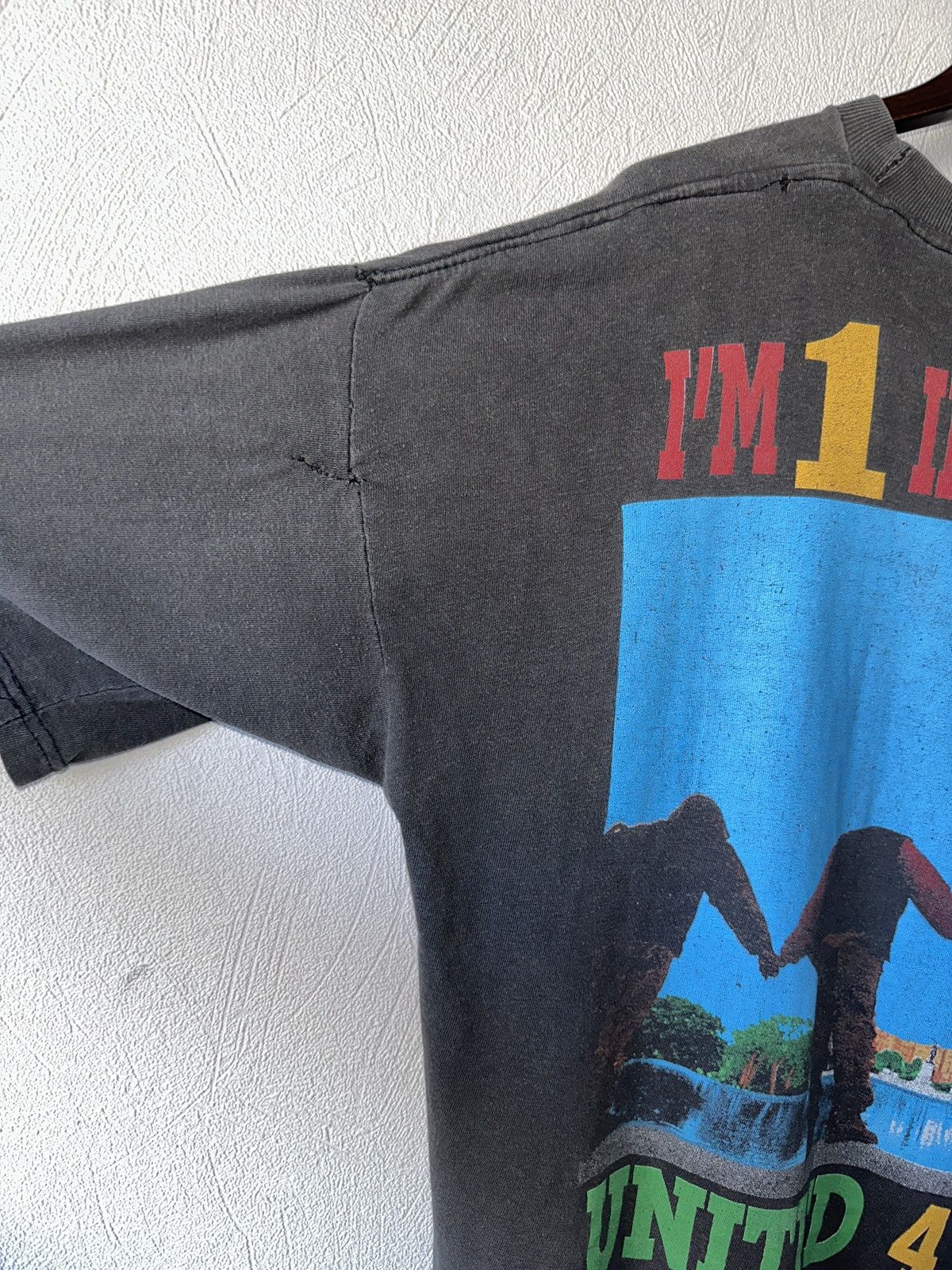Vintage Vintage 1995 Million Man March Holy Day of Atonement Tee Size US L / EU 52-54 / 3 - 6 Thumbnail