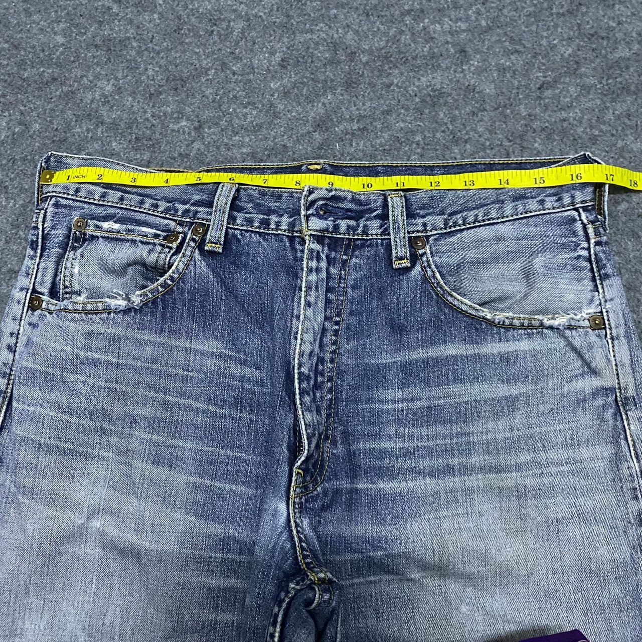 Levi's Vintage Levis Distressed Denim Kurt Cobain Style Size US 32 / EU 48 - 4 Thumbnail