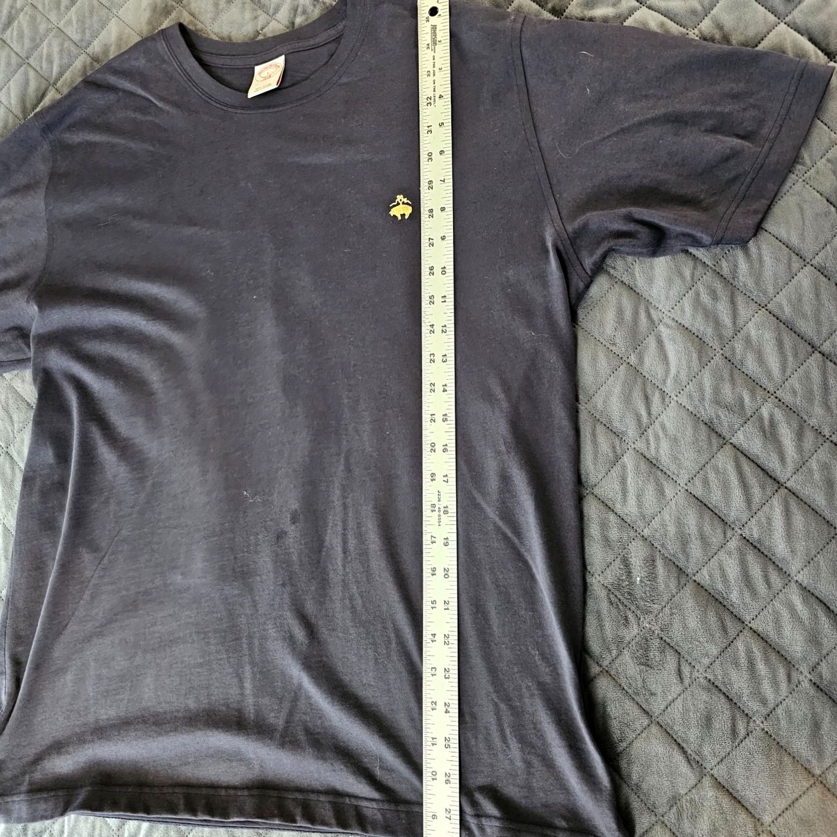 Brooks Brothers Brooks Brothers Men's 1818 T-Shirt L Blue Embroidered Logo Casual Shirt Dark Blue Black Size US L / EU 52-54 / 3 - 4 Thumbnail