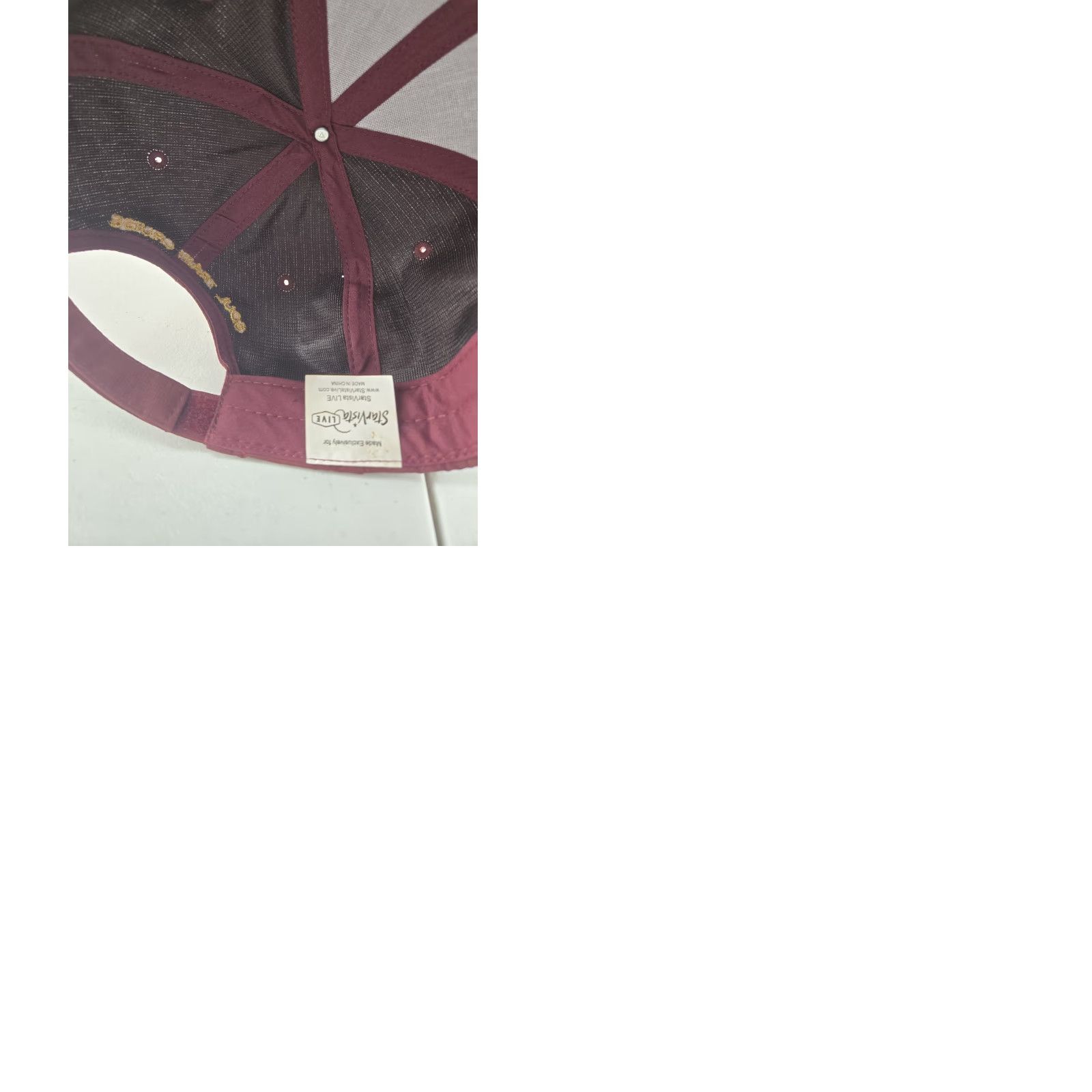 Vintage SOUL TRAIN CRUISE ADJUSTABLE STRAPBACK BASEBALL HAT CAP Maroon Unisex Adults One Size Sports Outdoor Adjustable Maroon Baseball Cap Hats Size ONE SIZE - 10 Thumbnail