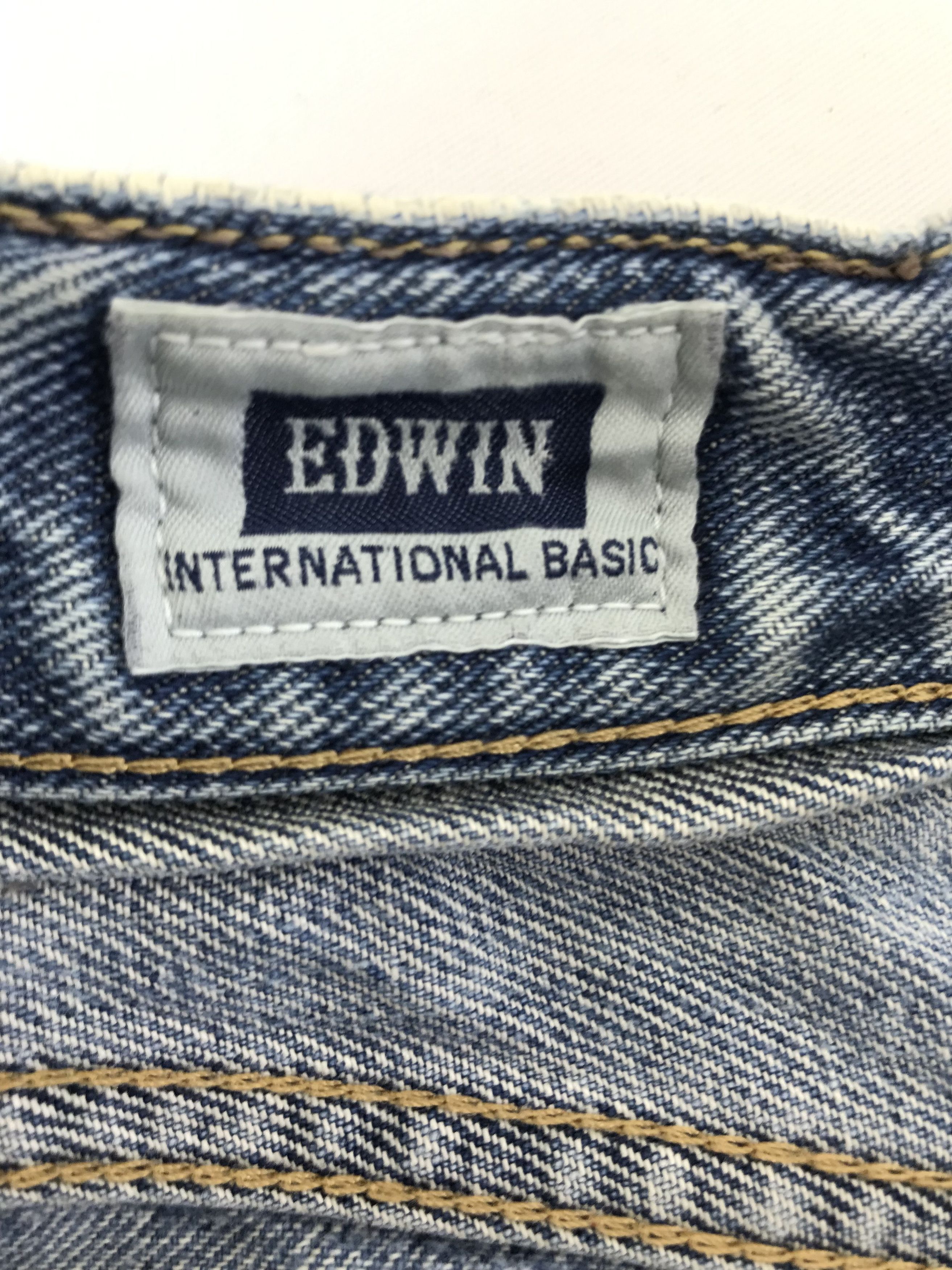 Edwin Vintage Edwin 403 Light Wash Distressed Jeans Size US 30 / EU 46 - 10 Thumbnail