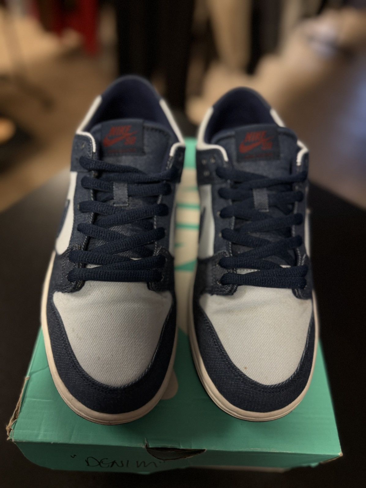 Nike Size 11 - Nike Sb Zoom Dunk Binary Blue 2017 (854866-444) Size US 11 / EU 44 - 5 Thumbnail