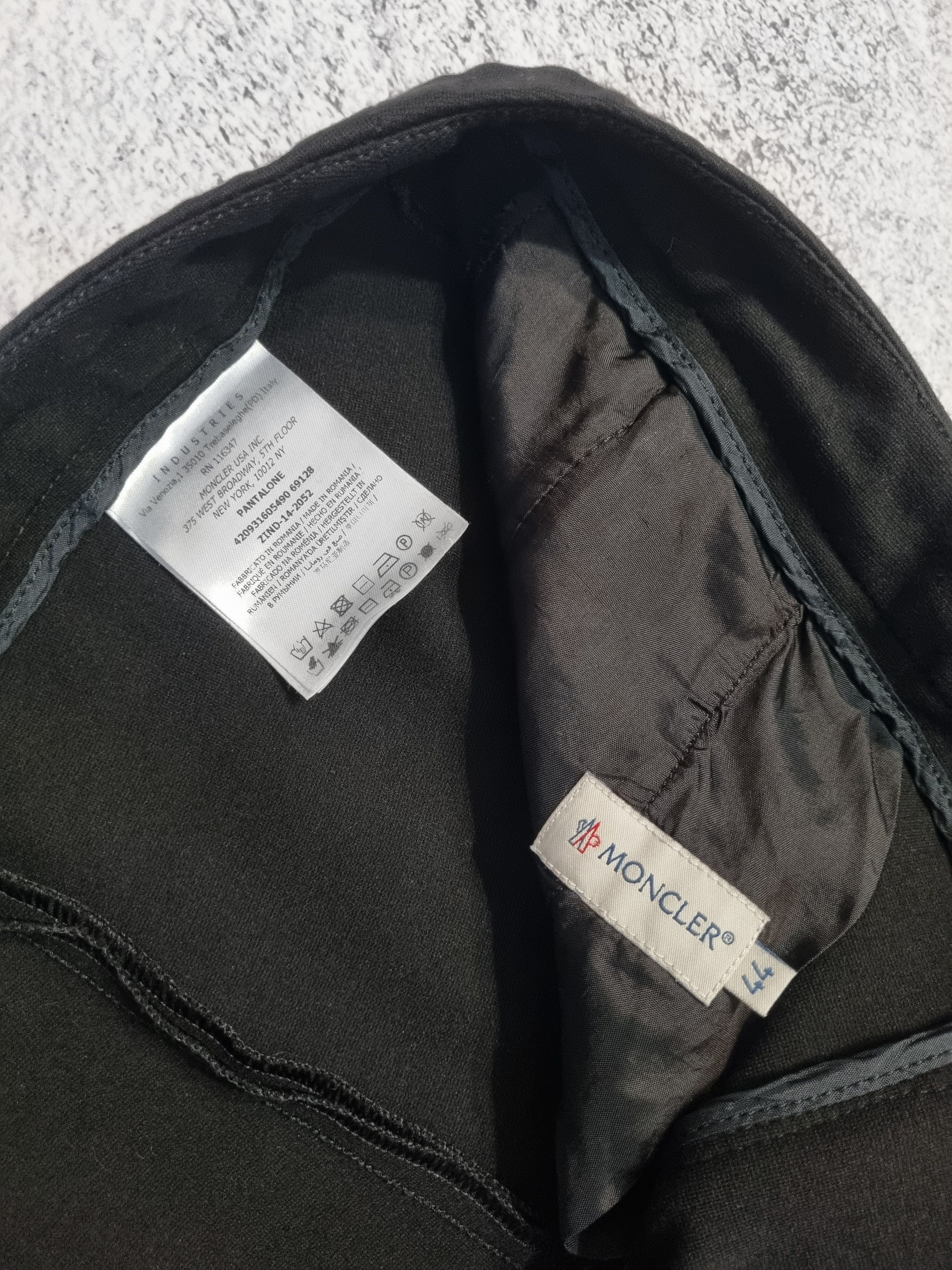 Moncler Moncler Black Pantalone Viscose Jegging Pants Size 30" / US 8 / IT 44 - 8 Thumbnail