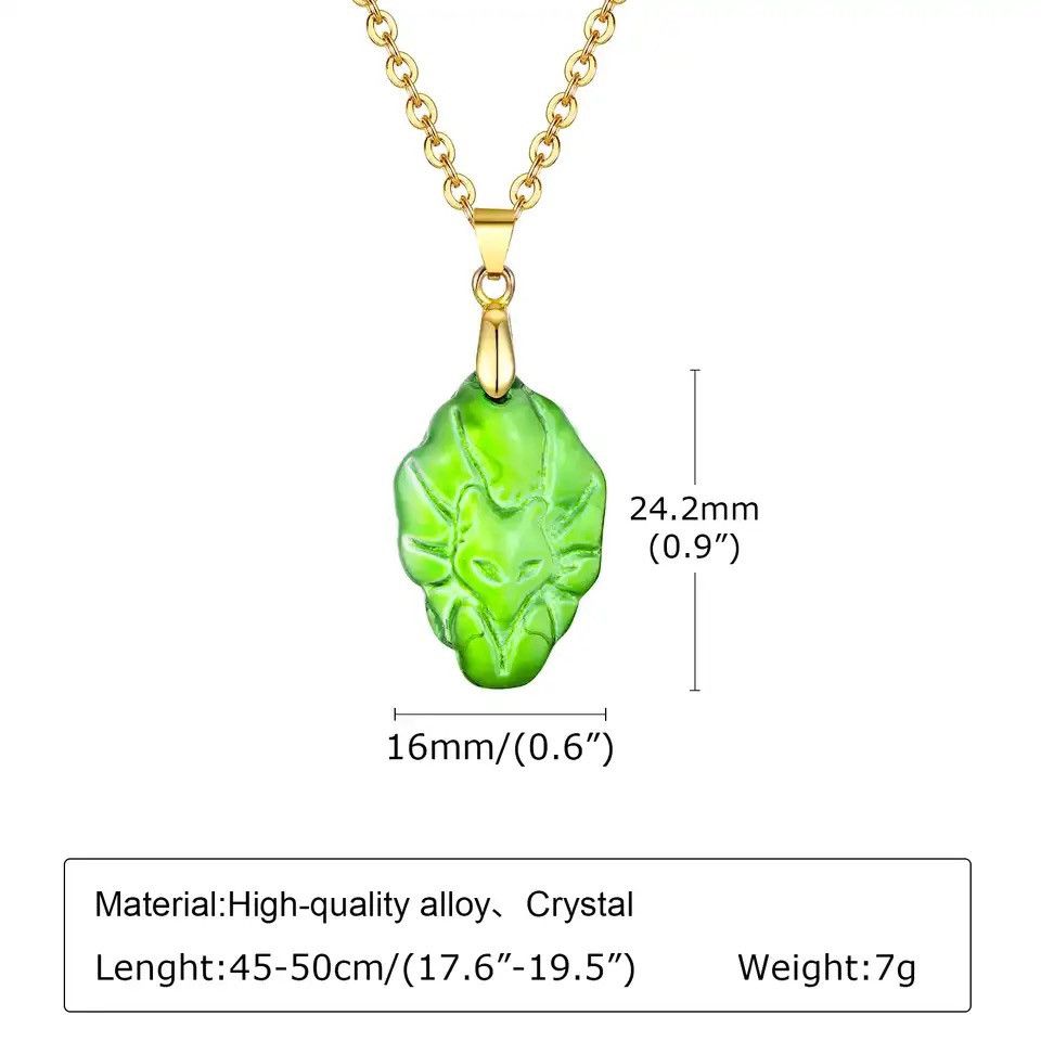 Jewelry × Vintage Green Fox Pendant Necklaces Size ONE SIZE - 5 Thumbnail