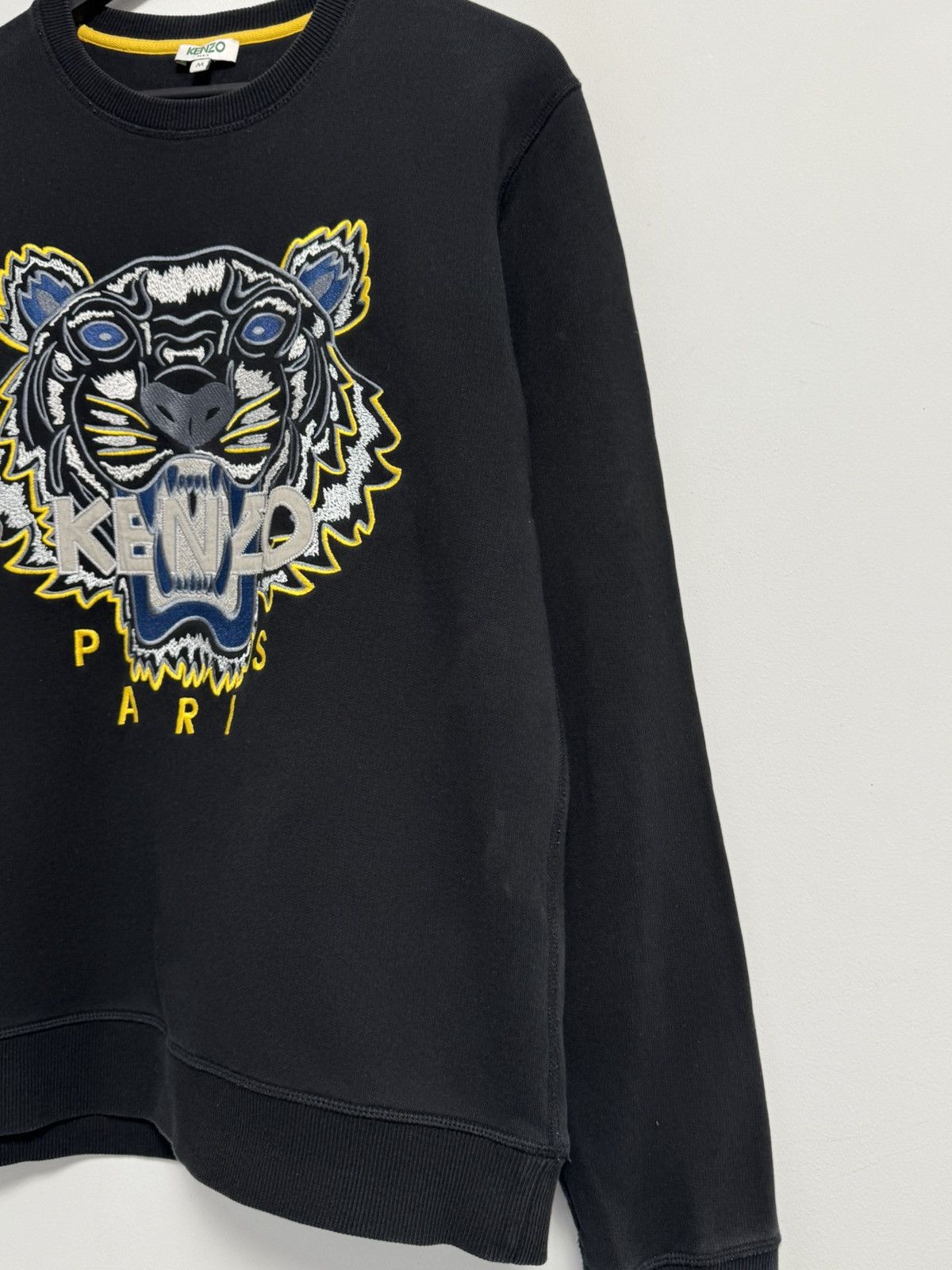 Kenzo Kenzo Paris Black Tiger Sweatshirt Streetwear Style Size US M / EU 48-50 / 2 - 11 Thumbnail