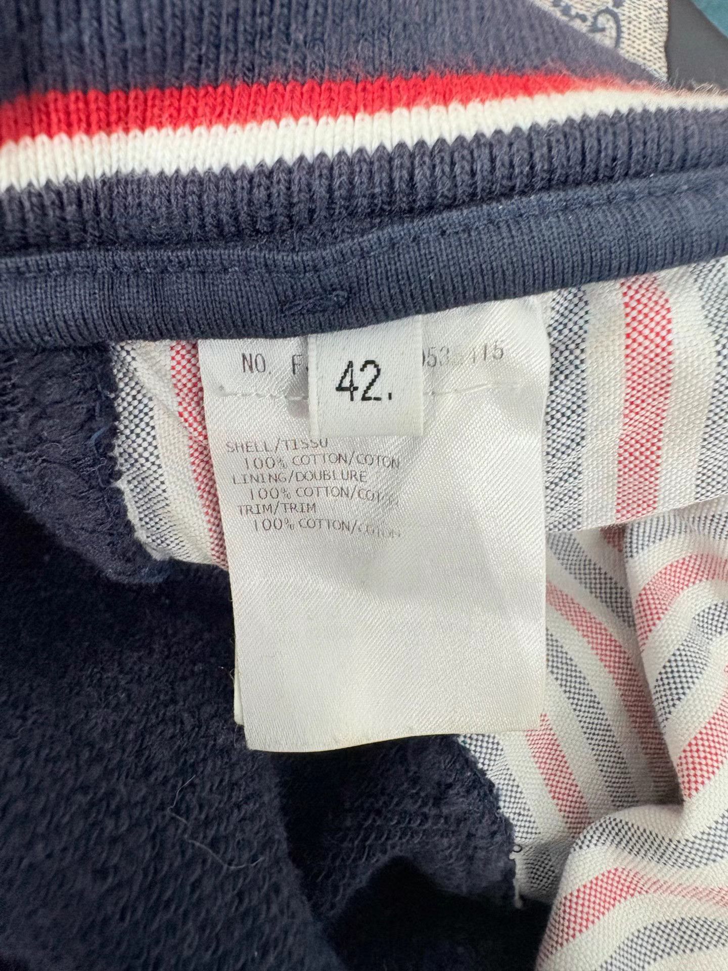 Thom Browne THOM BROWNE Navy Blue 4-Bar Pants Size US 26 / EU 42 - 5 Thumbnail