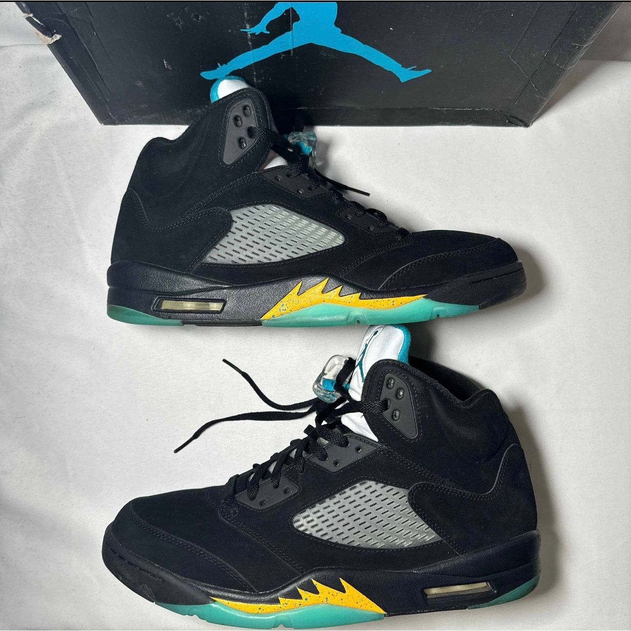 Jordan Brand × Nike Size 13 - Nike Air Jordan 5 Retro Aqua Men's Shoes Size US 13 / EU 46 - 2 Thumbnail