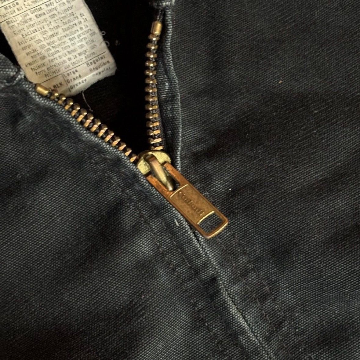 Carhartt Vintage 00s Carhartt Active Jacket BLK Size US L / EU 52-54 / 3 - 3 Thumbnail