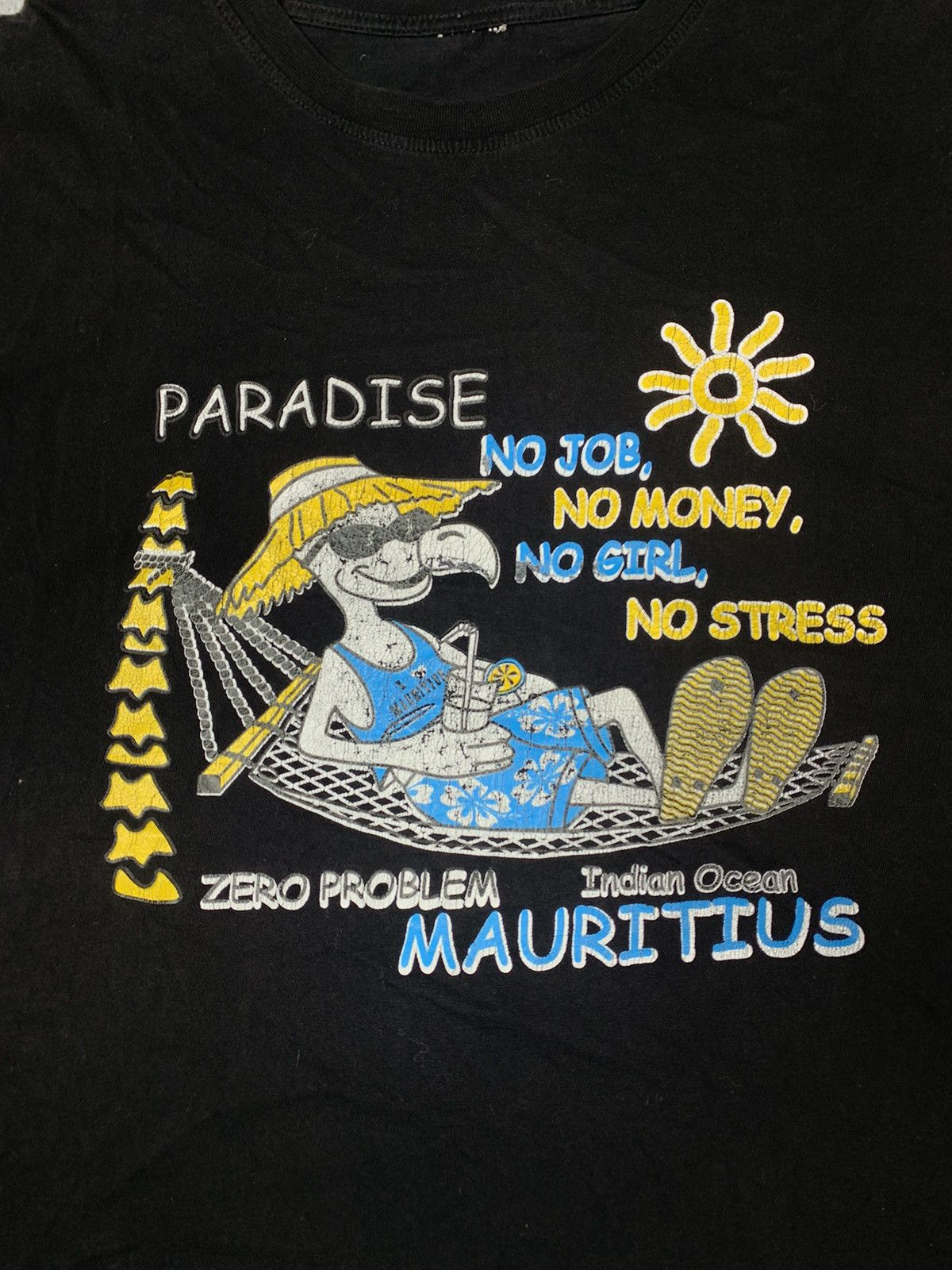 Vintage Vintage Y2KHumor “No Stress” tee streetwear big logo size XL Size US XL / EU 56 / 4 - 4 Thumbnail