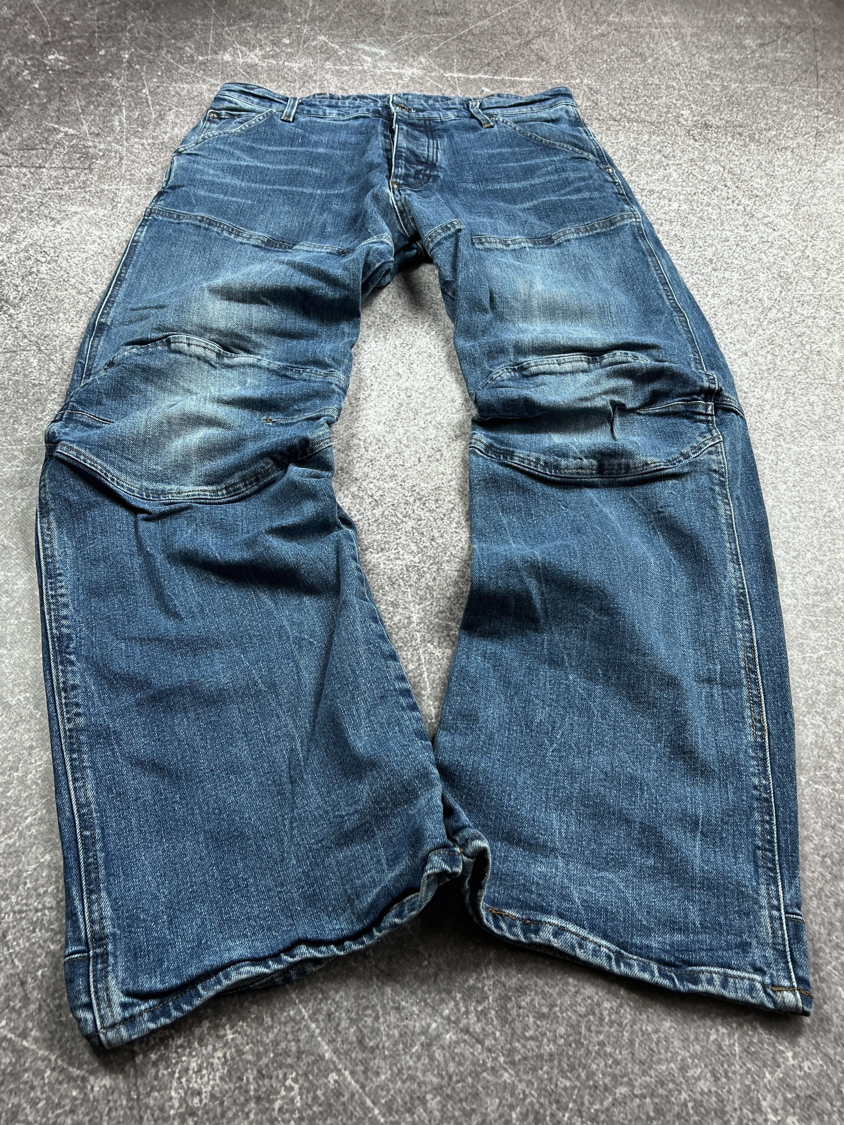 Vintage stone 🥌 washed gstar jeans japan like hystreic glamour vibe Size US 32 / EU 48 - 1 Thumbnail