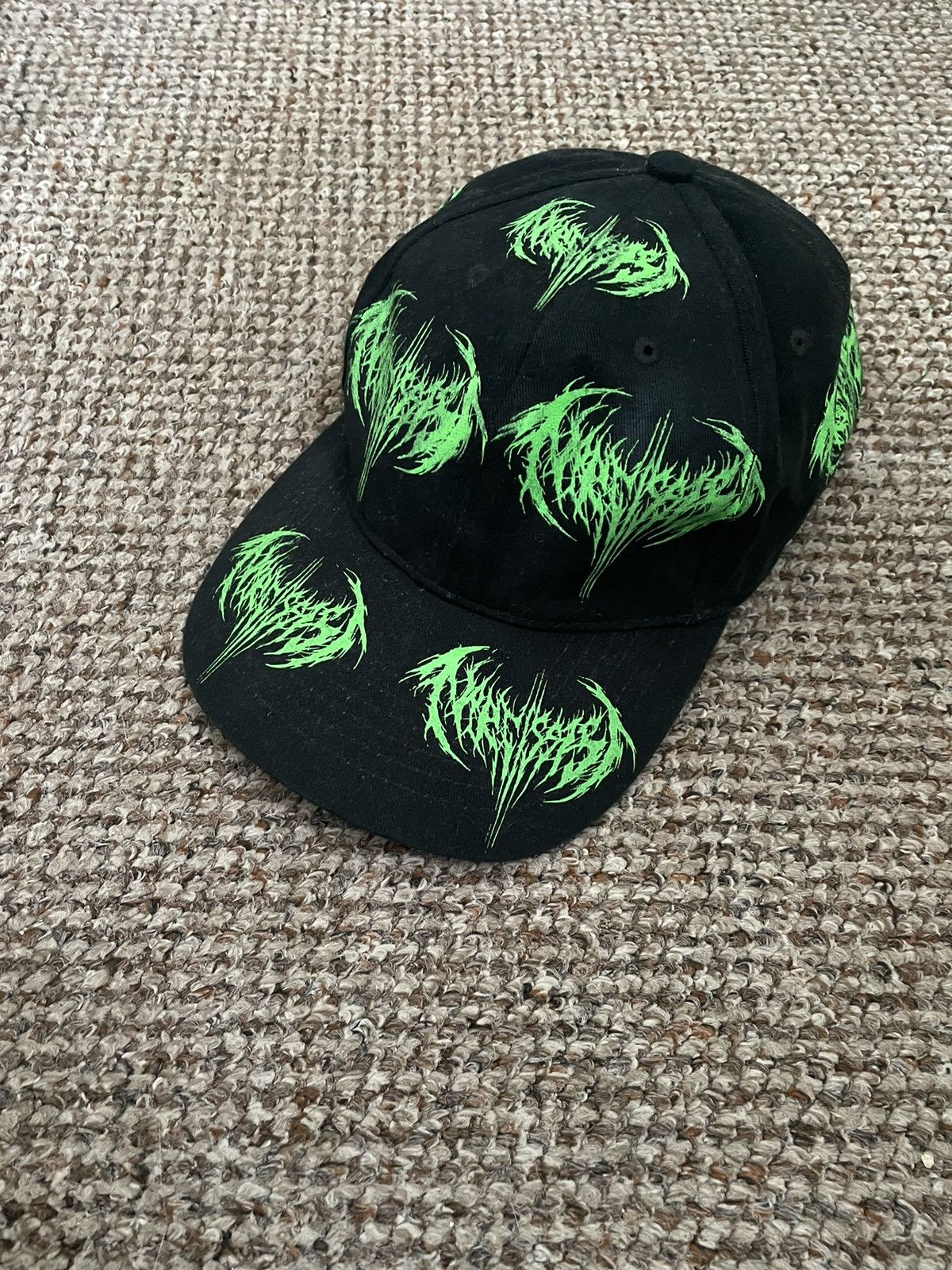 Playboi Carti Playboi Carti narcissist cap - black / green