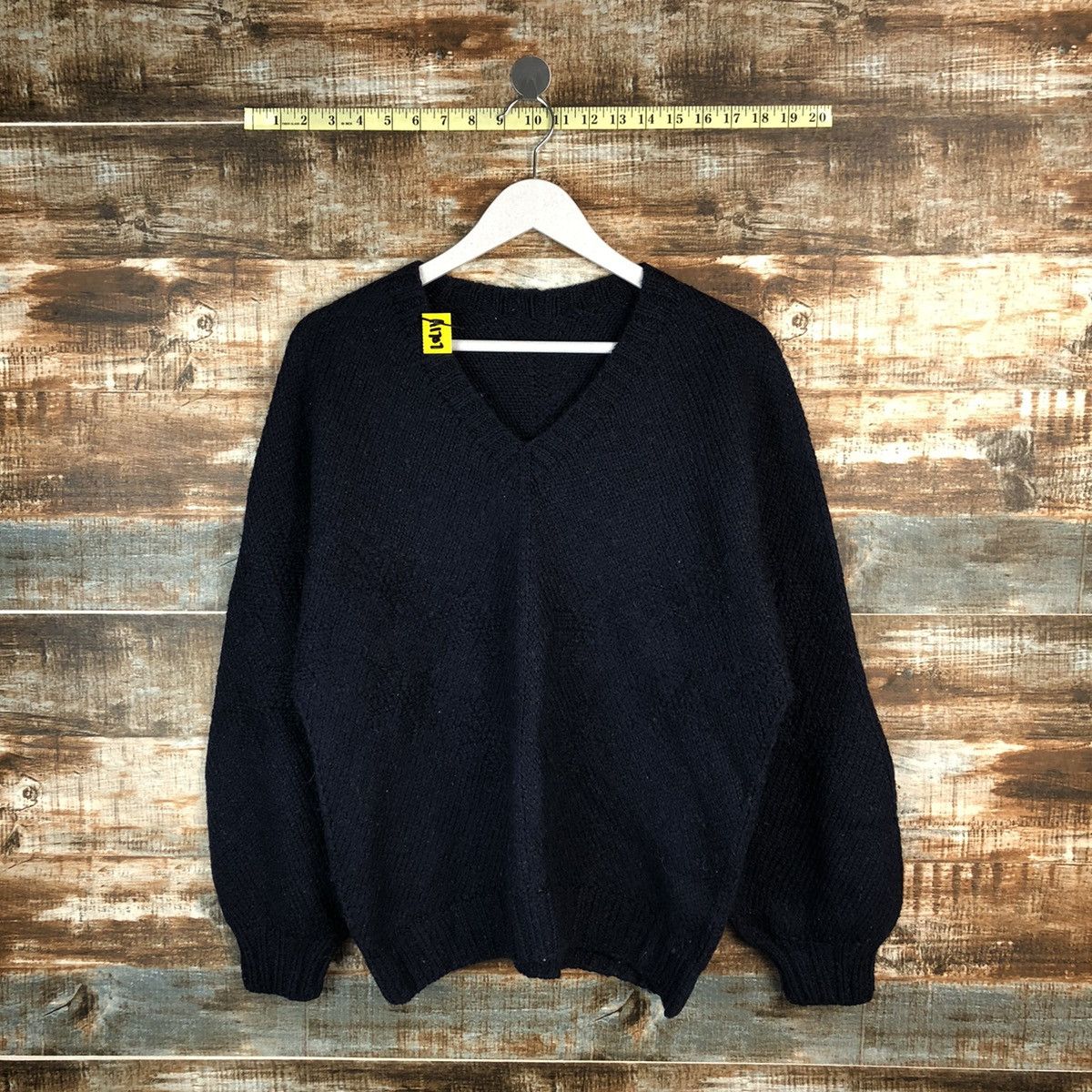 Homespun Knitwear × Japanese Brand × Vintage Japanese Dark Blue vintage sweatshirt Knitwear #A1707 Size US M / EU 48-50 / 2 - 1 Thumbnail
