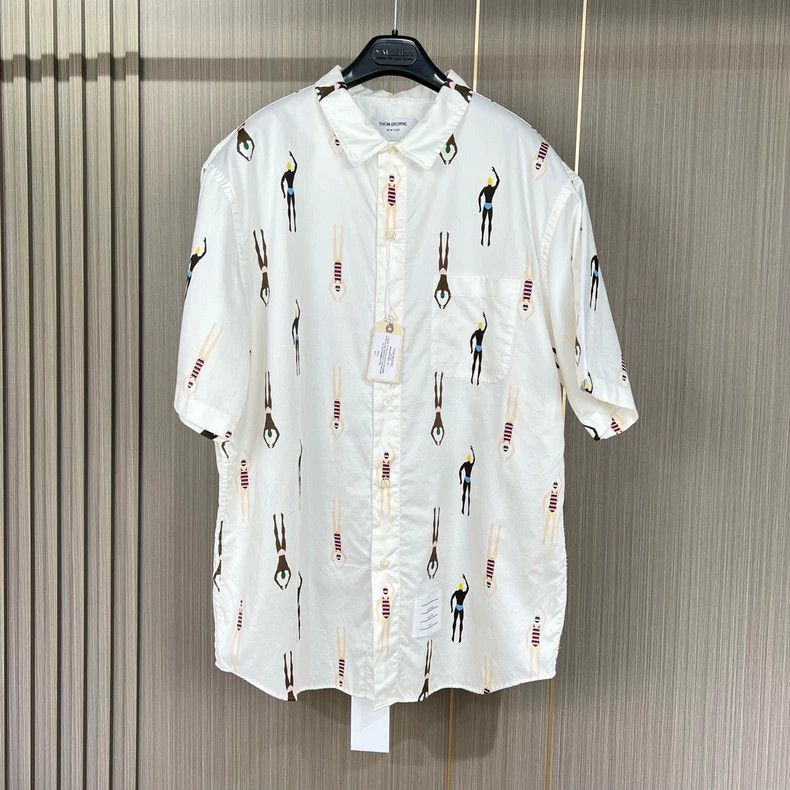Thom Browne Thom Browne character short-sleeve shirt - dmc Size US M / EU 48-50 / 2 - 1 Thumbnail