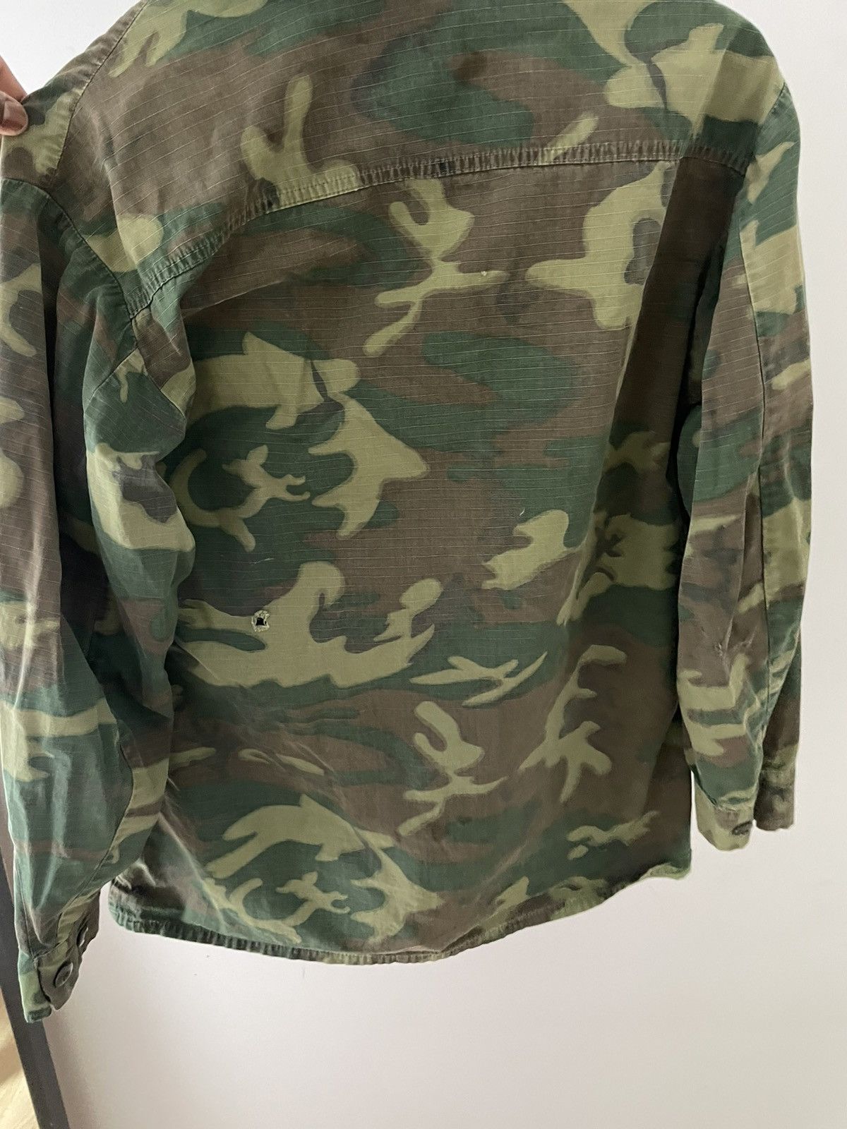 Japanese Brand × Vintage vintage military camo long jacket Size US M / EU 48-50 / 2 - 4 Thumbnail