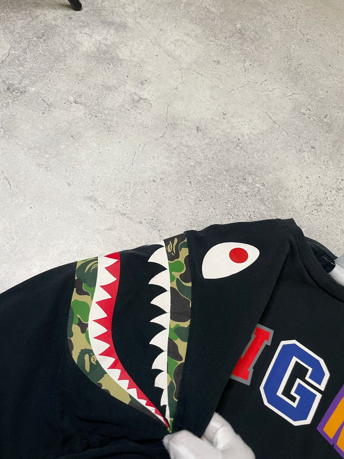 Bape Bape ABC Camo Shark Shoulder L/S Tee Men’s Size M Size US M / EU 48-50 / 2 - 7 Thumbnail
