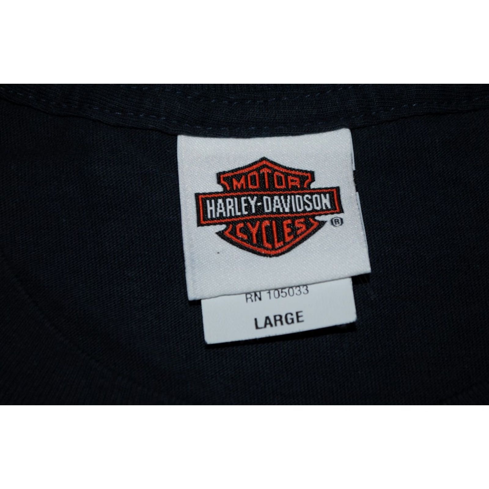 Harley Davidson HARLEY-DAVIDSON R.K. STRATMAN 2007 BELLEMONT ARIZONA GRAND CANYON T-SHIRT MENS LARGE GRAY Size US L / EU 52-54 / 3 - 5 Thumbnail