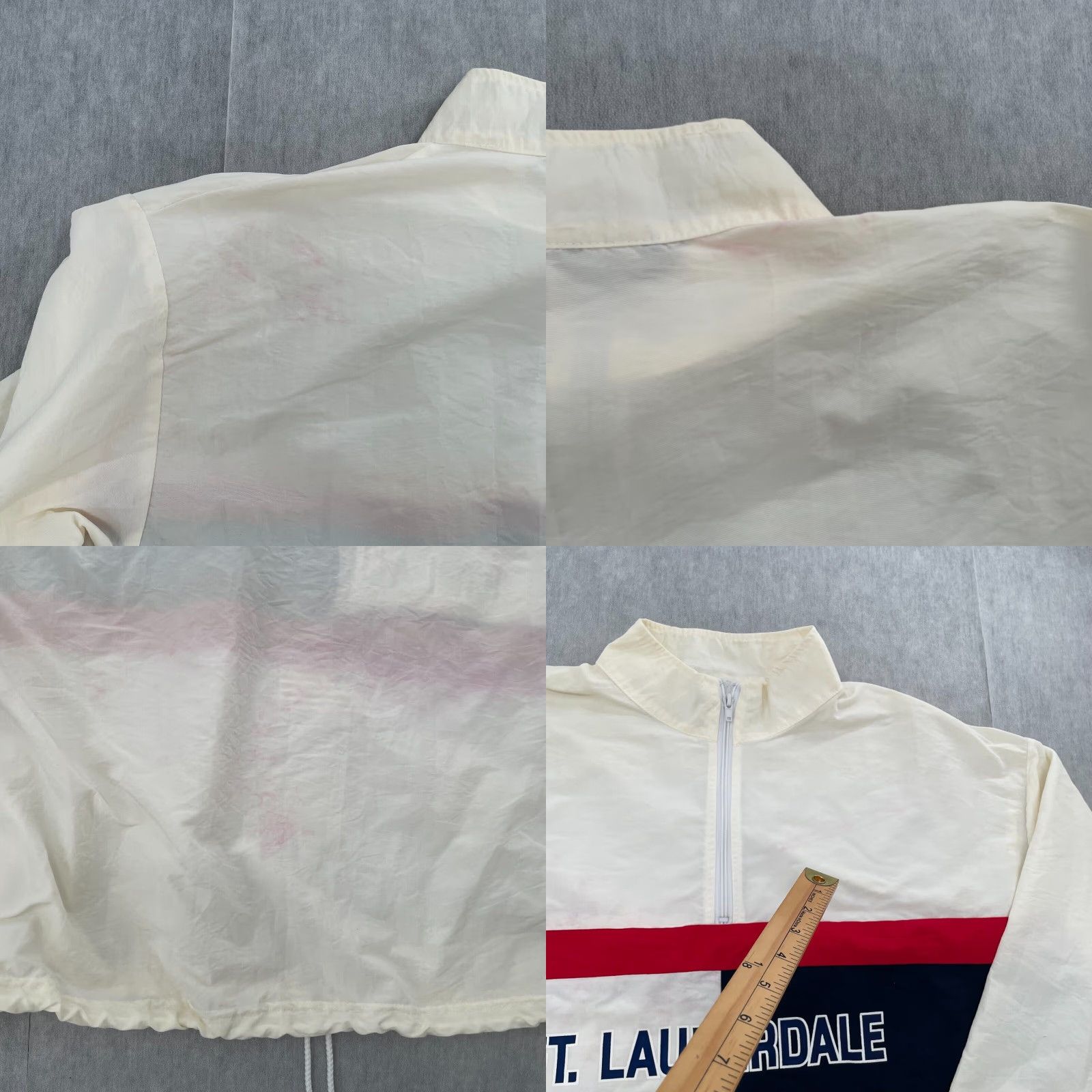 Vintage VINTAGE Surf Style Florida Pullover Jacket Adult XL White Windbreaker USA Flag 90s Mens Size US XL / EU 56 / 4 - 8 Thumbnail