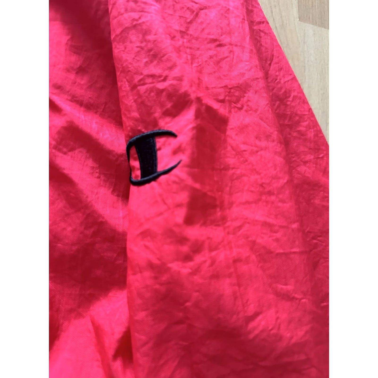 Champion VINTAGE Champion Huskers Windbreaker Jacket Mens XL Red Nylon Softshell Pullover Logo 90s Nebraska NCAA Sports Husker Fans Size US XL / EU 56 / 4 - 3 Thumbnail