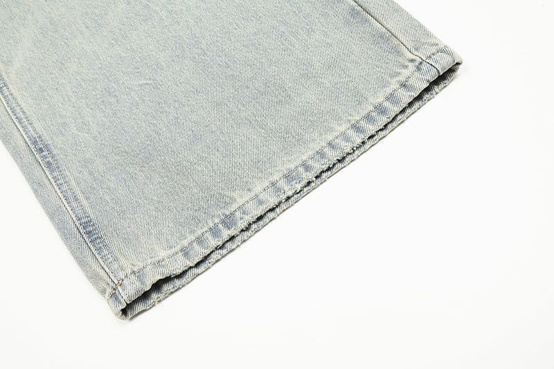 Jean Retro washed cleanfit distressed jeans for men Size US 32 / EU 48 - 6 Thumbnail