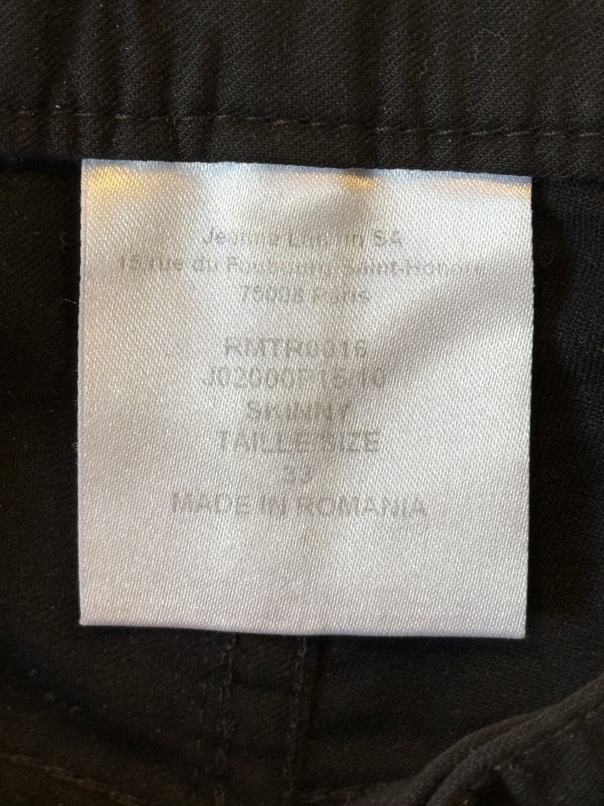 Lanvin Lanvin Black Pants Size US 33 - 6 Thumbnail