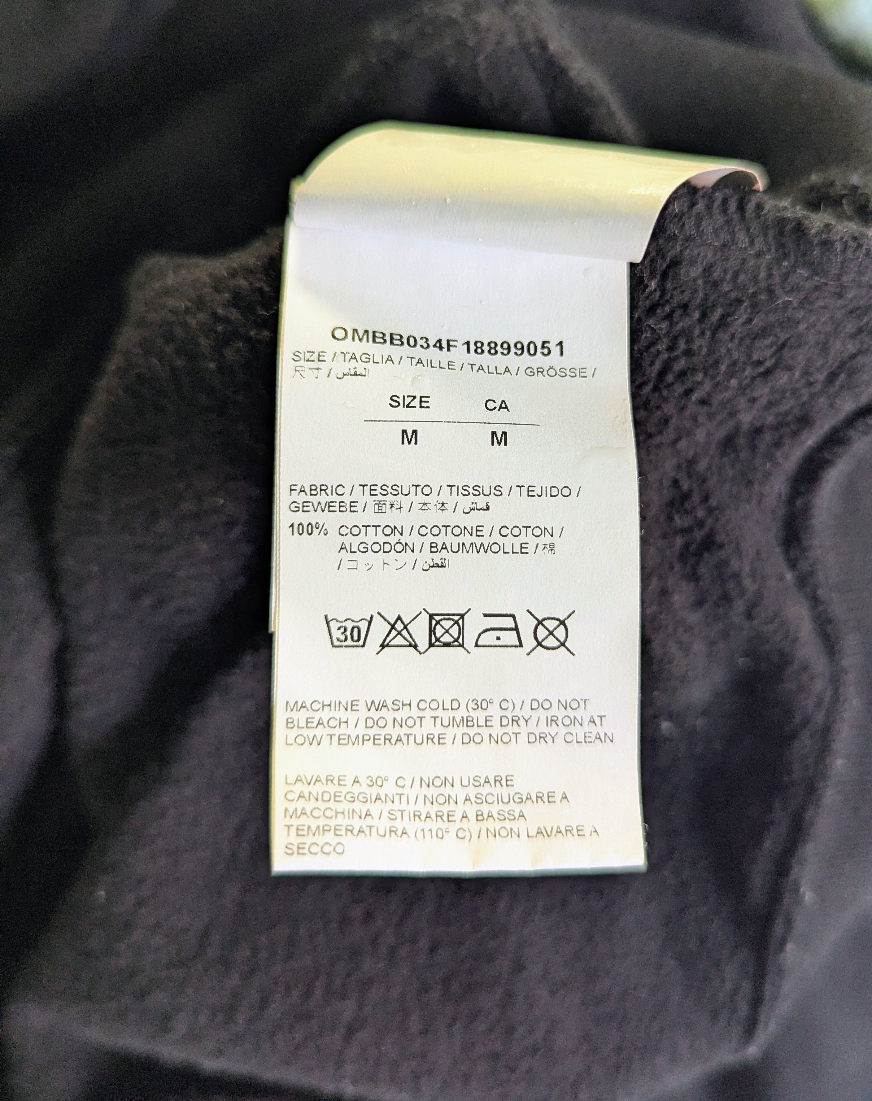 Off-White OFF-White Kidmograph Hoodie Virgil Abloh Black $635 Size M Size US M / EU 48-50 / 2 - 8 Thumbnail
