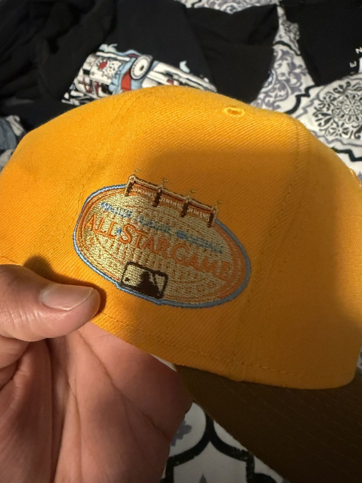New Era Yankees *Orange* Fitted Hat Size ONE SIZE - 3 Thumbnail