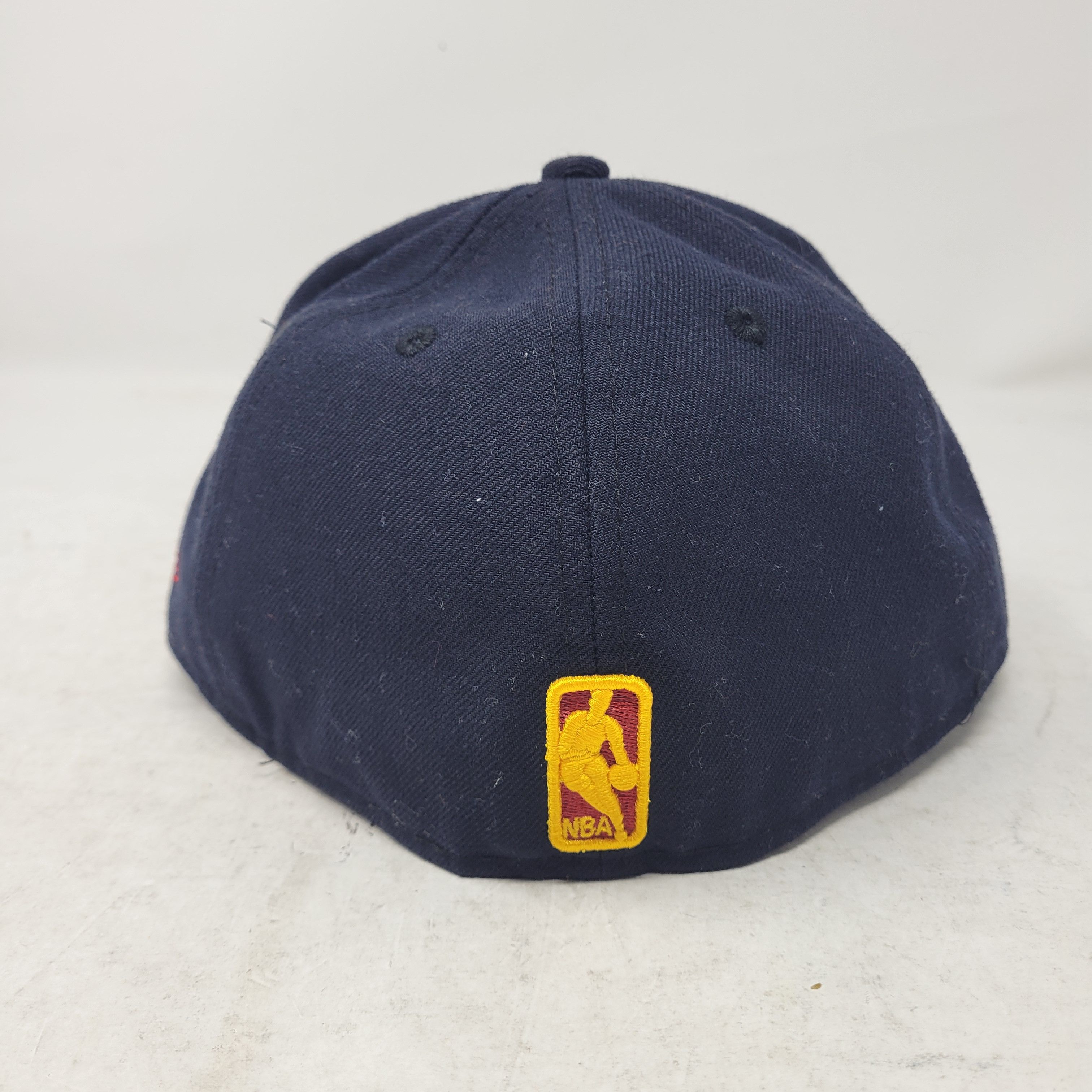 NBA × New Era New Era Cleveland Cavaliers CAVS Navy Blue Fitted Hat 7 1/8 Size ONE SIZE - 3 Thumbnail