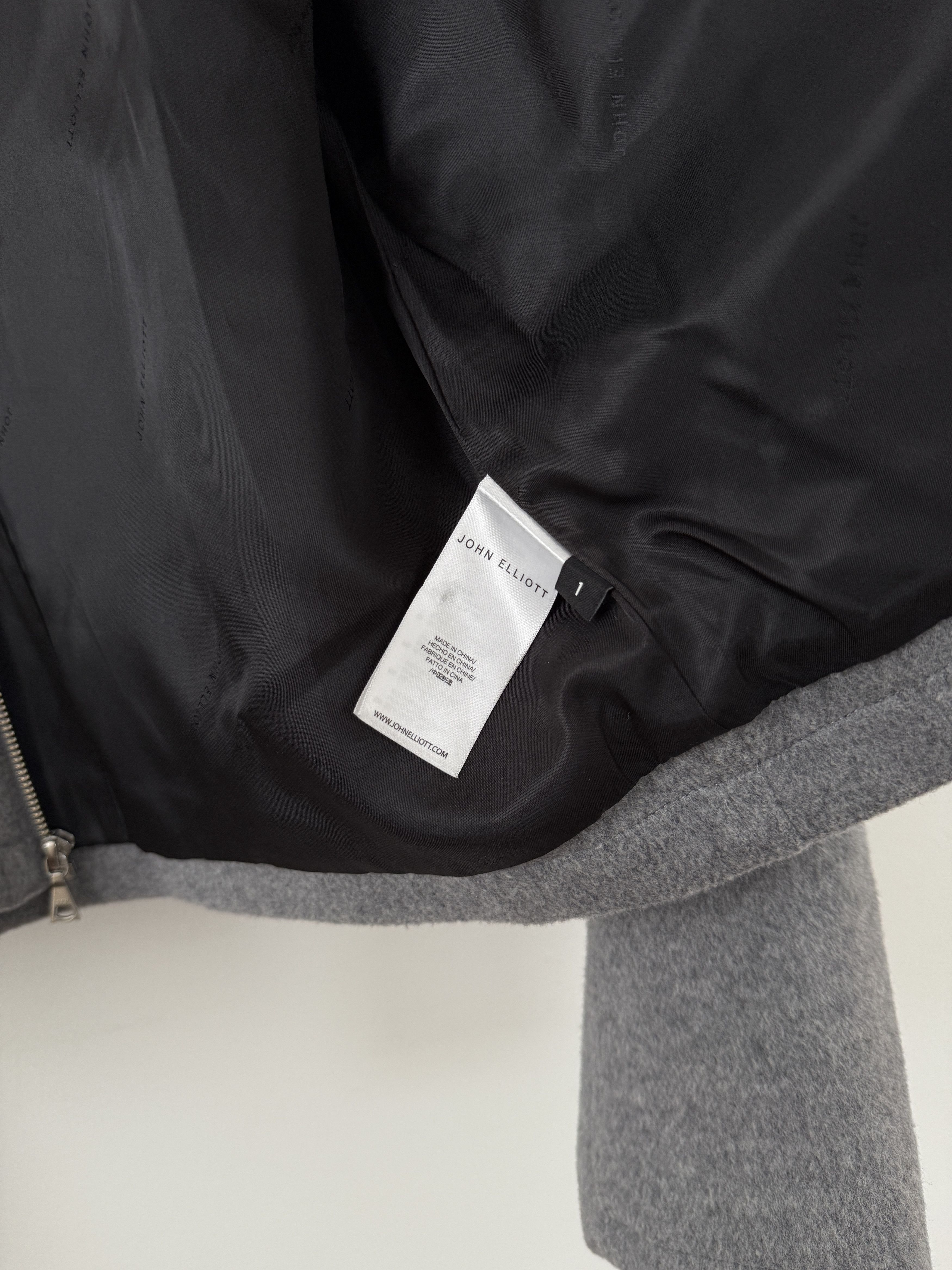 John Elliott Brushed Wool Lexington Full Zip Jacket Size US S / EU 44-46 / 1 - 10 Thumbnail