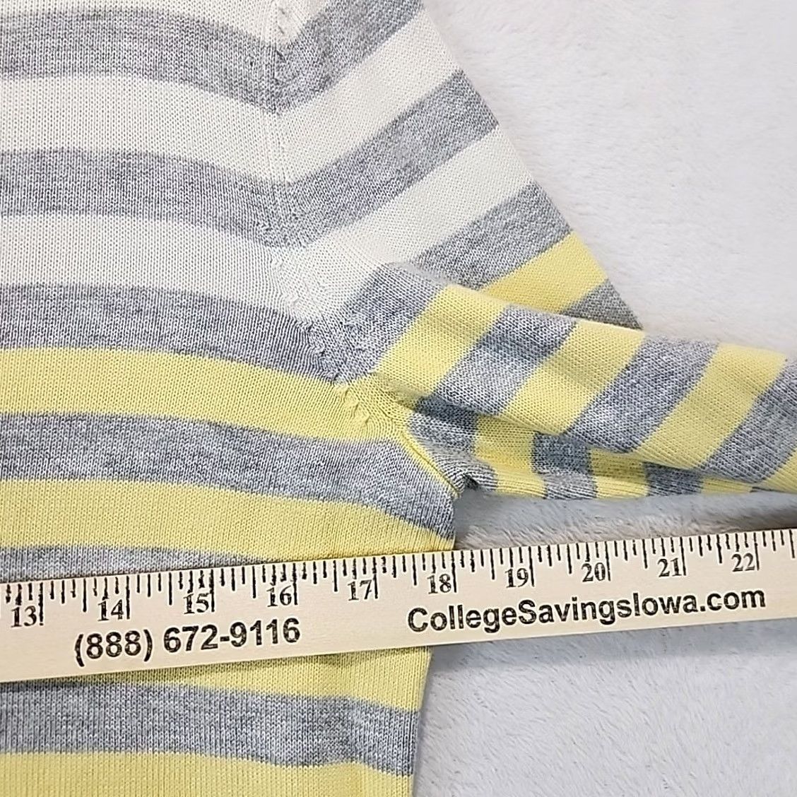 Talbots Talbots Sweater Stripe 3/4 Sleeves Crew Neck Multicolor Knit All Seasons Ladies M Regular Size M / US 6-8 / IT 42-44 - 4 Thumbnail