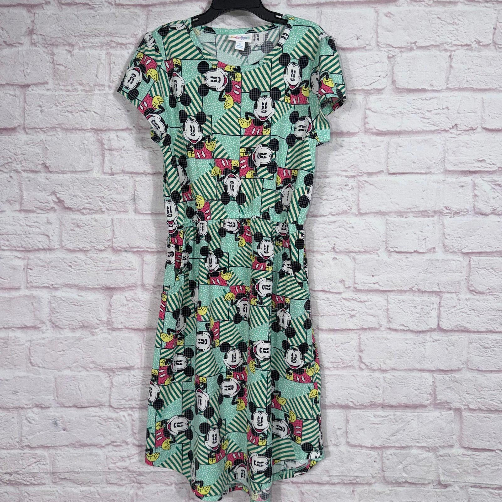 Other LulaRoe Girls 12 Mickey Mouse Dress Size ONE SIZE - 1 Thumbnail