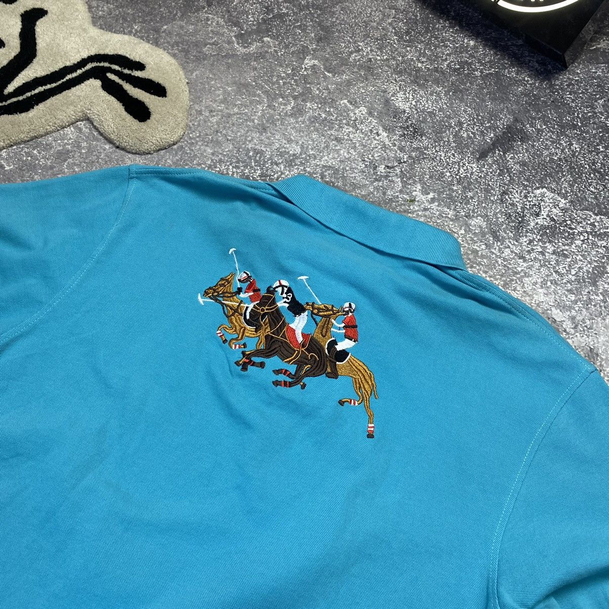 Vintage Vintage Polo Ralph Lauren 3 Big Logo Rare hype y2k polo Size US XL / EU 56 / 4 - 2 Thumbnail