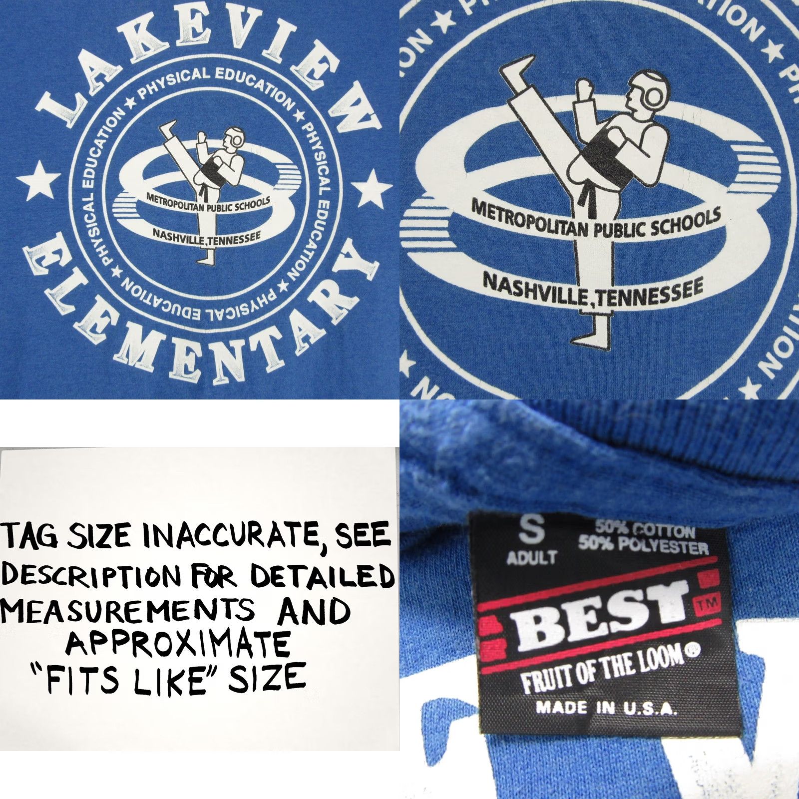 Vintage VINTAGE 80s TAE KWON DO T-Shirt XS NASHVILLE TENNESSEE karate Men Size US XS / EU 42 / 0 - 8 Thumbnail