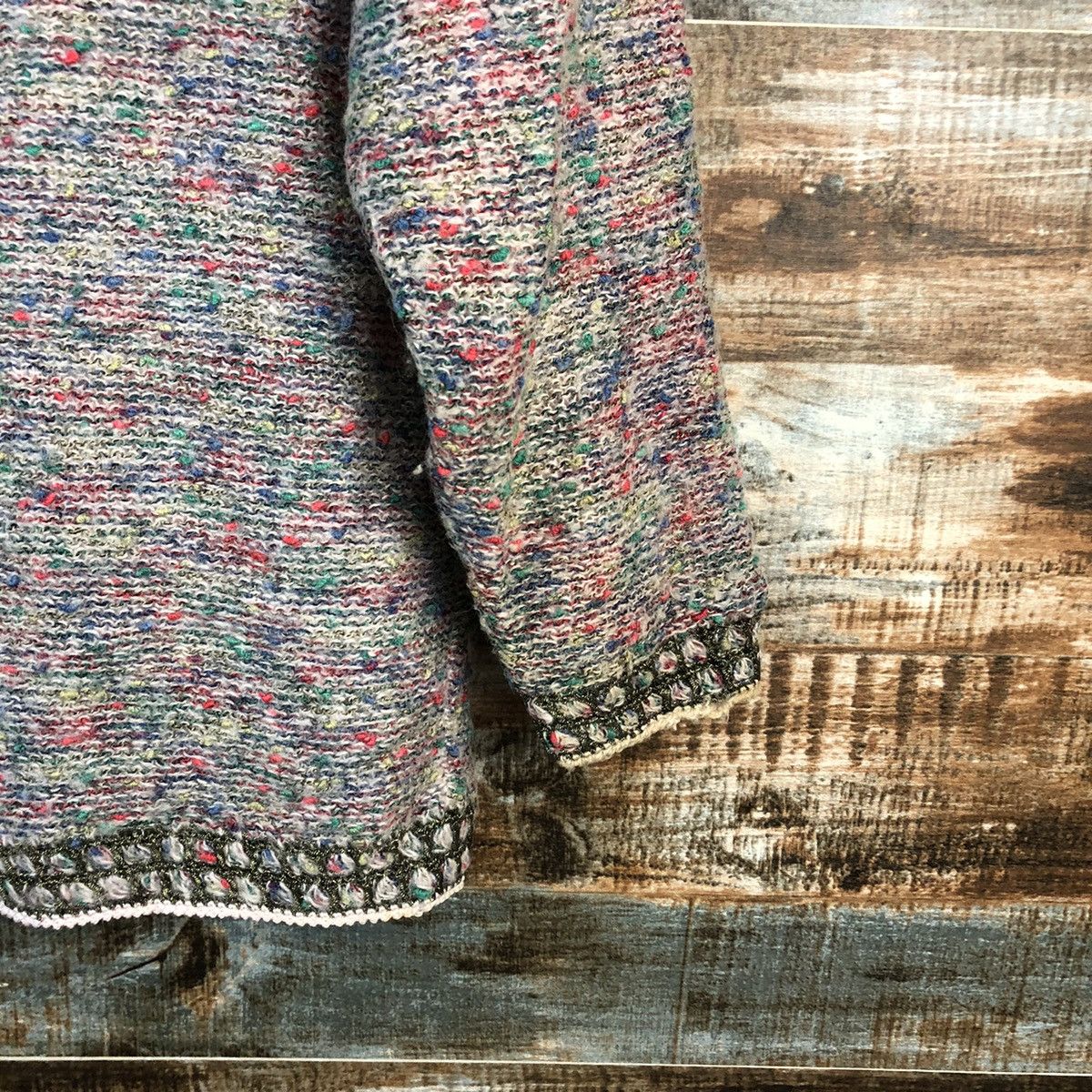 Japanese Brand Smilly Pink Patterned knitwear Cardigans #A2325 Size M / US 6-8 / IT 42-44 - 17 Thumbnail