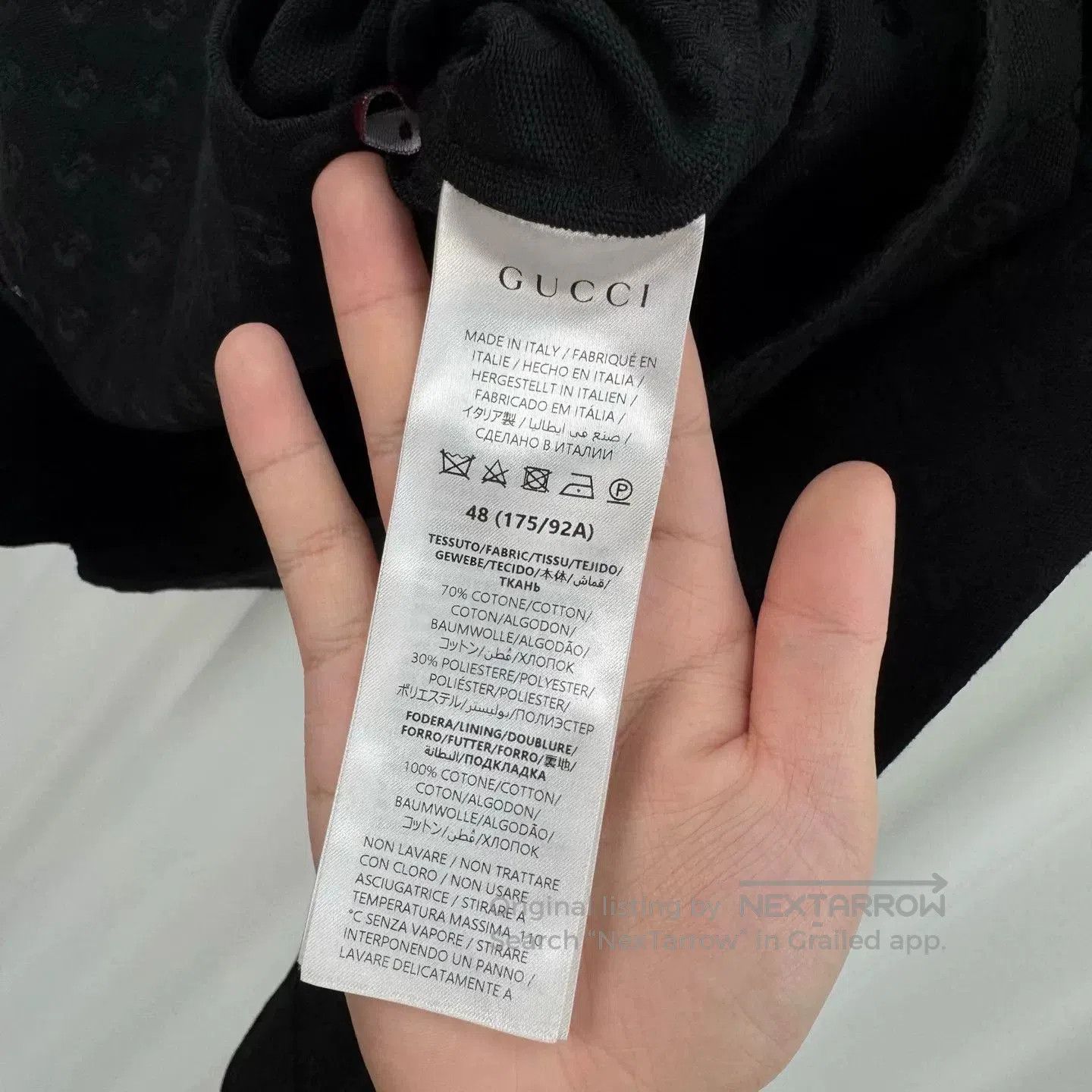 Gucci gucci black denim graphic shirt jacket. Size US L / EU 52-54 / 3 - 4 Thumbnail