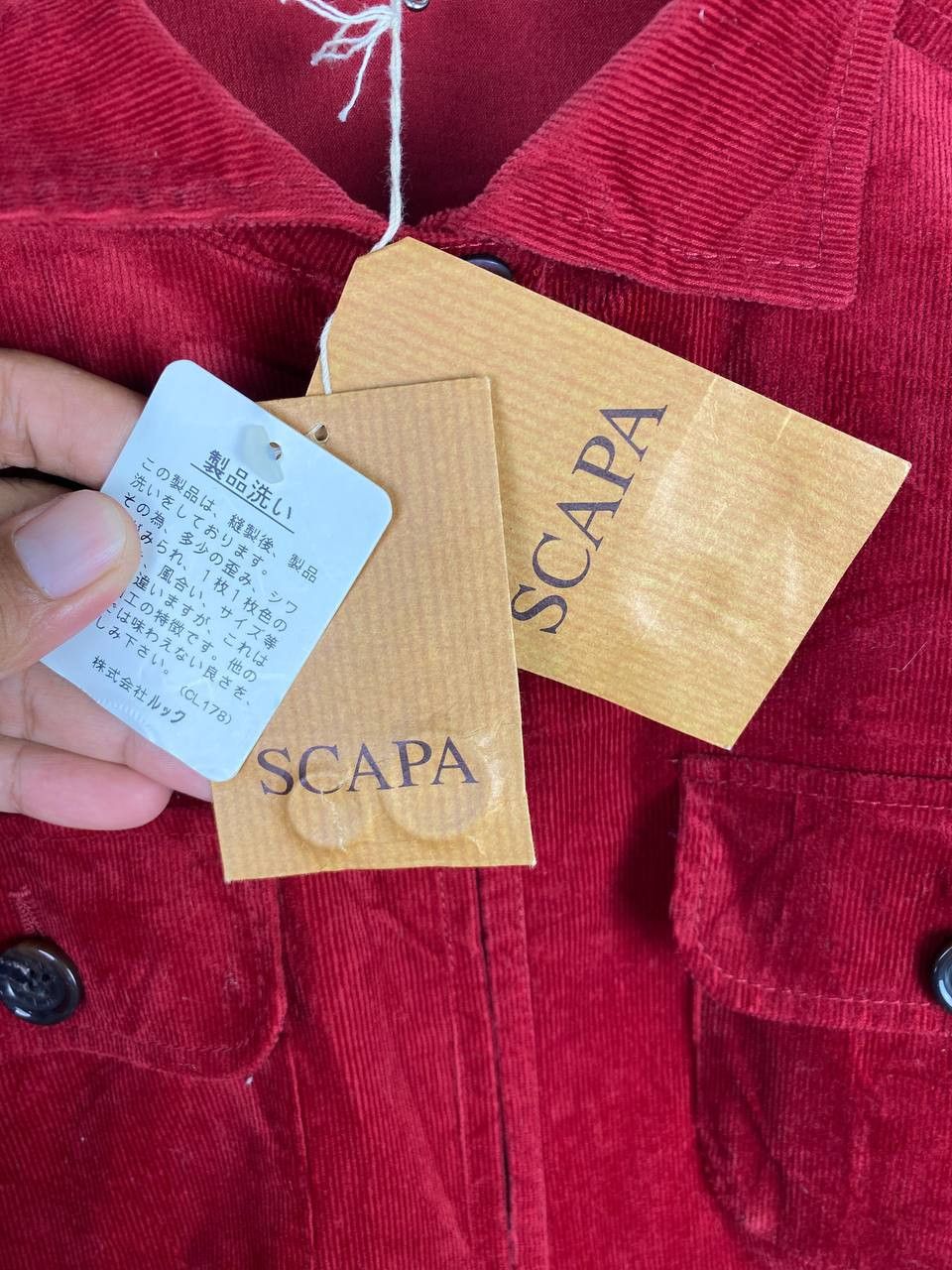Japanese Brand scapa velvet corduroy jacket fabric from italy Size M / US 6-8 / IT 42-44 - 7 Thumbnail
