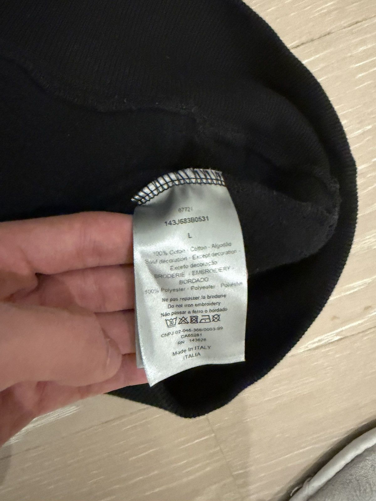 Dior Dior AW22 Embroidered Logo Hoodie – Size L – Made in Italy Size US L / EU 52-54 / 3 - 2 Thumbnail
