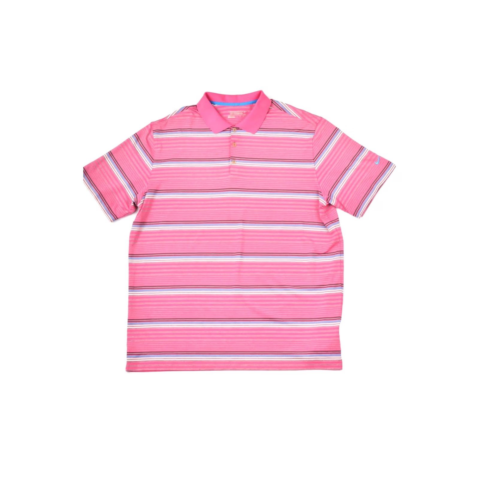 Nike Nike Golf Polo Shirt Tour Performance Dri-Fit Striped 479981-654 Size XXL 2XL Size US XXL / EU 58 / 5 - 6 Thumbnail