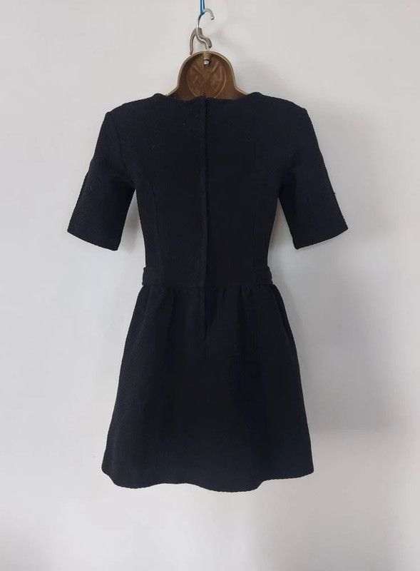 Ganni Ganni textured black mini dress XS Size XS / US 0-2 / IT 36-38 - 6 Thumbnail