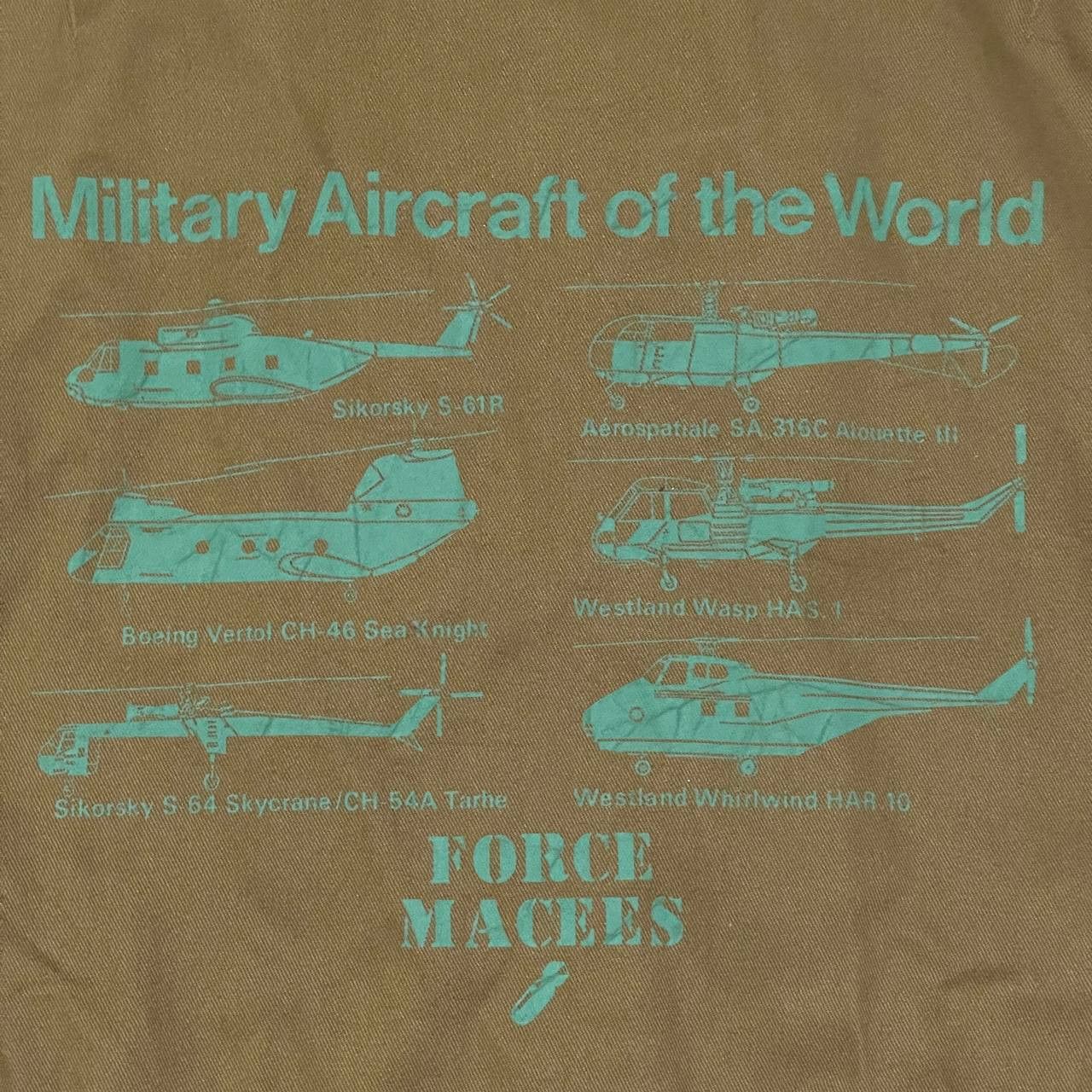 Japanese Brand Vintage Force Macees Military Aircraft Bomber Jacket Size US M / EU 48-50 / 2 - 15 Thumbnail