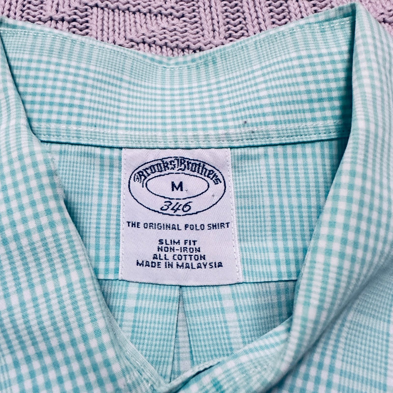 Brooks Brothers Brooks Brothers green plaid slim fit button down Size US M / EU 48-50 / 2 - 5 Thumbnail