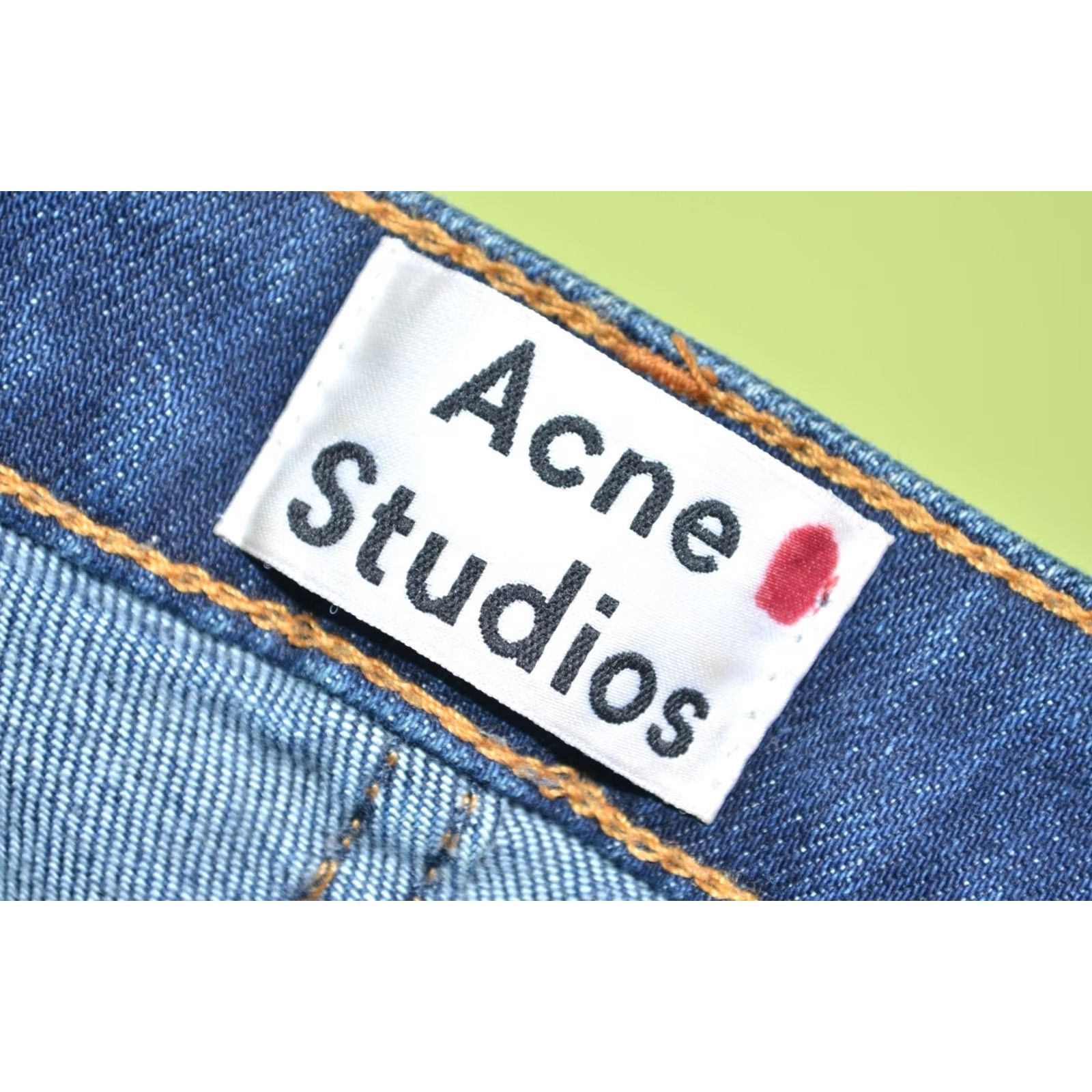Acne Studios ACNE STUDIOS Jeans Skin 5 Storm Blue Womens W27 L32 Slim Skinny Denim Size 27" / US 4 / IT 40 - 4 Thumbnail