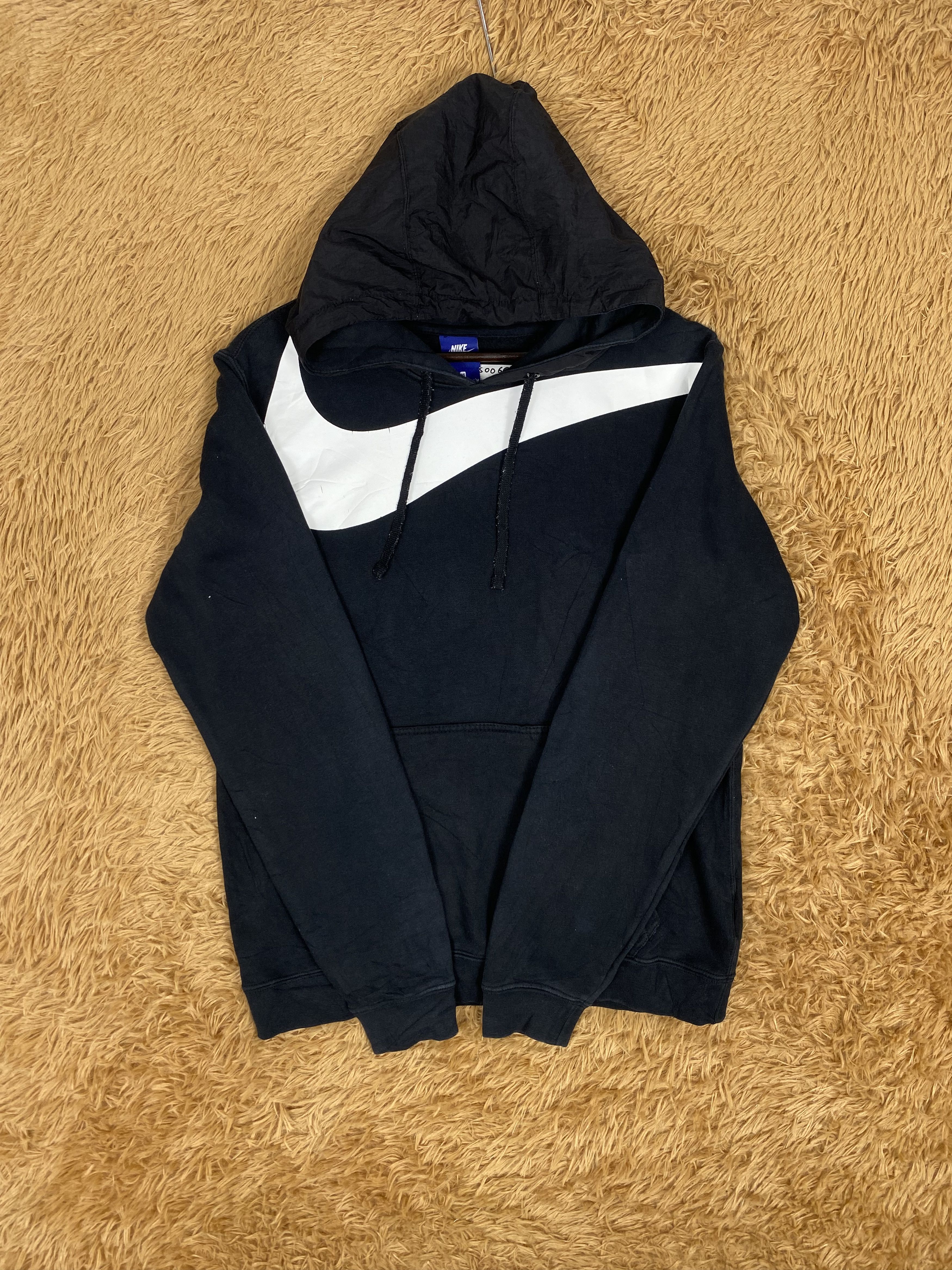 Nike Vintage Nike Swoosh Blue Label Big Logo Hoodie PS0066 Size US S / EU 44-46 / 1 - 5 Thumbnail