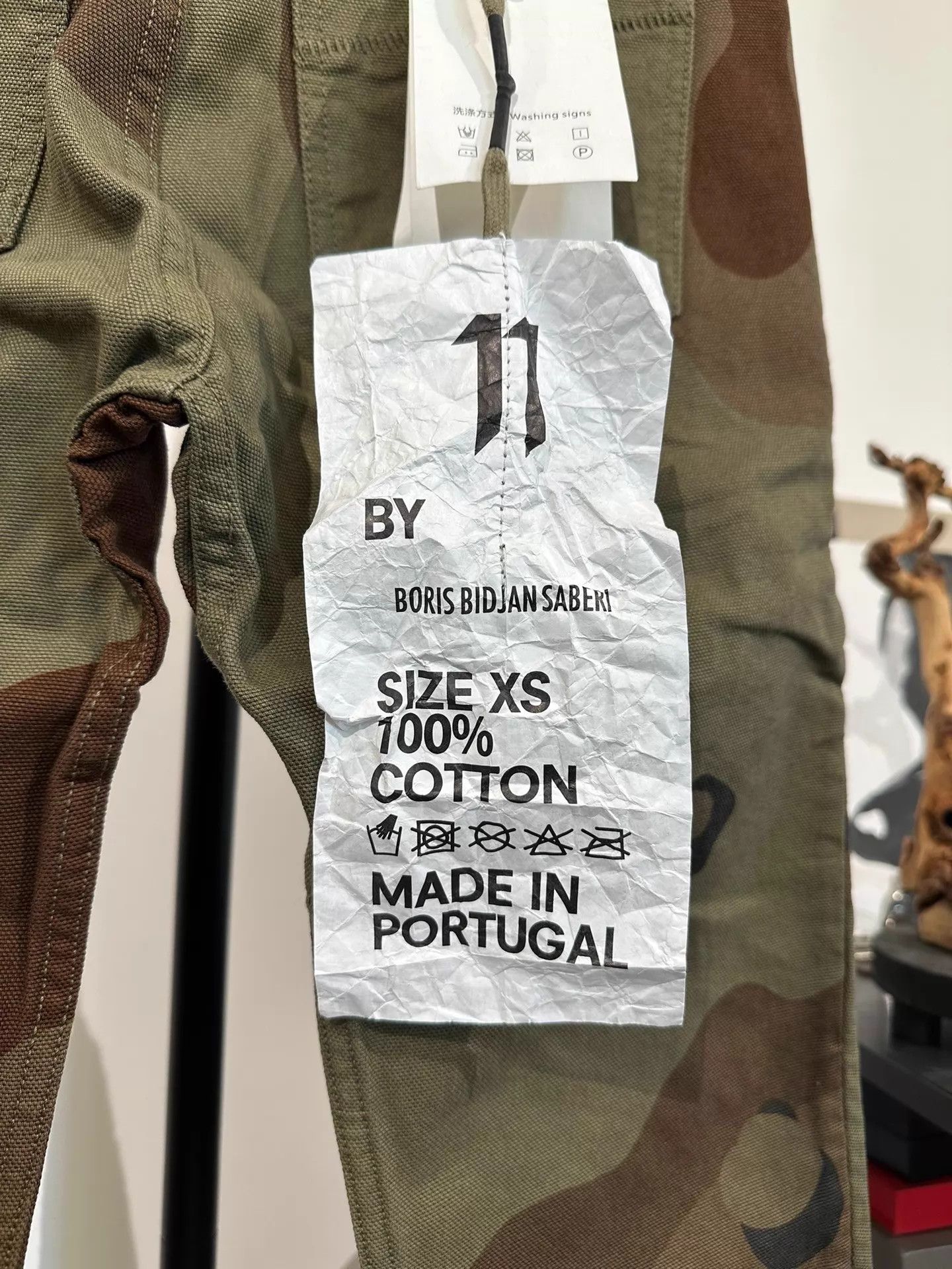Boris Bidjan Saberi BBS 11by bbs P1 camo canvas new with tags Size US 28 / EU 44 - 9 Thumbnail