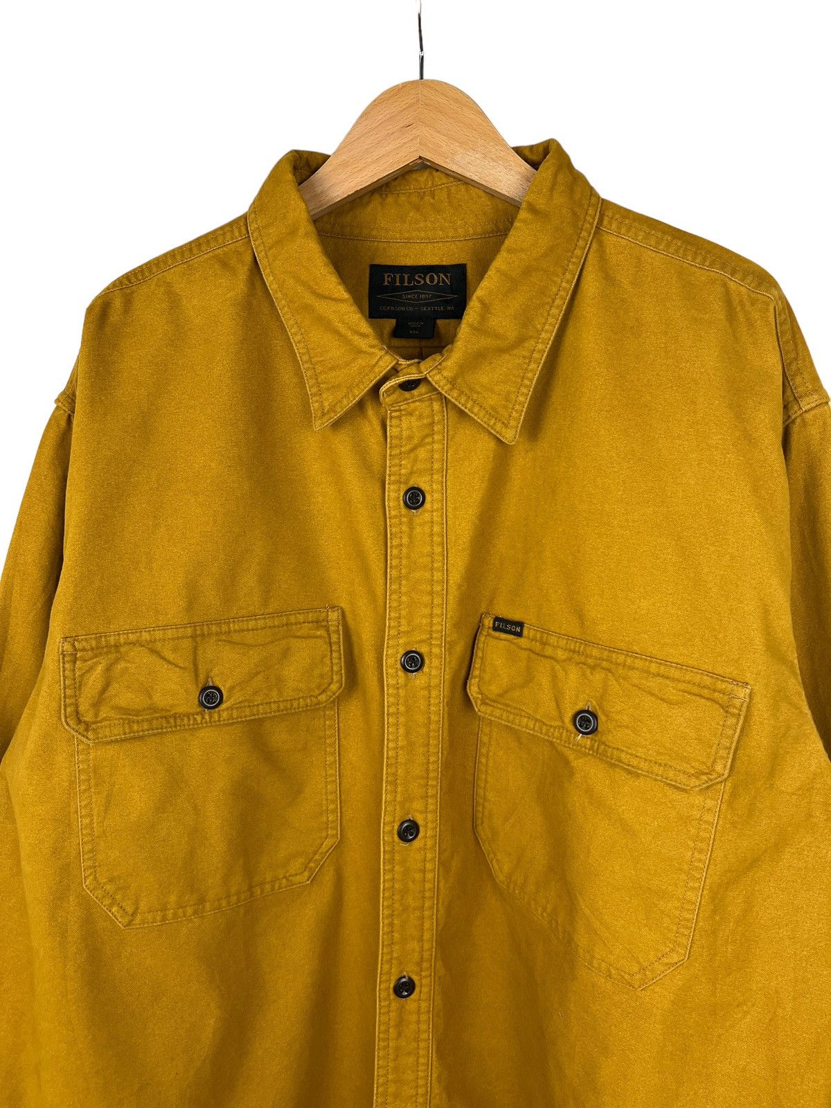 Filson Filson Moleskin Button Up Shirt Size US XXL / EU 58 / 5 - 7 Thumbnail